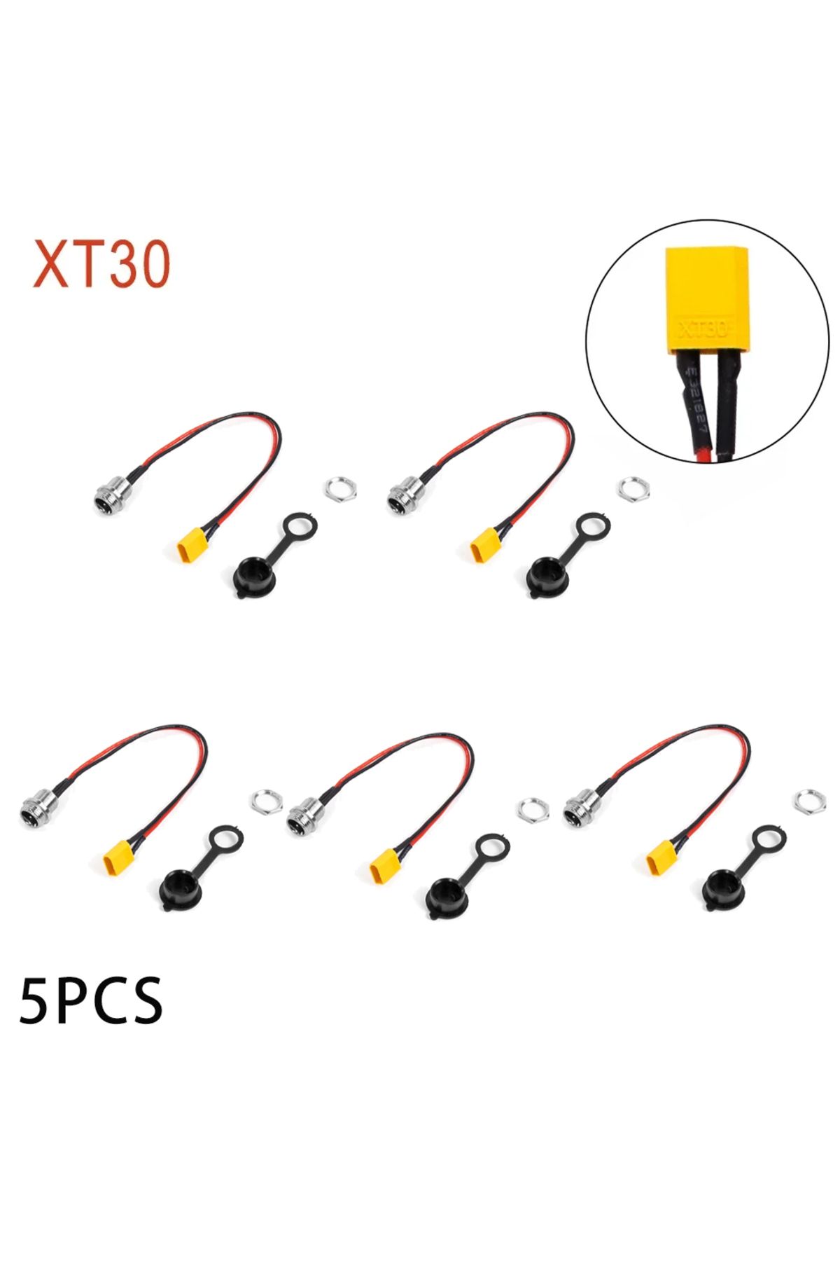 Choice-5 قطع XT30 1-10 قطع XT60 XT30 3 دبابيس منفذ شحن GX16 لـ VSETT 8 8+ 9 9+ 10+ ZERO 8 9 10 8X 10X 11X 1