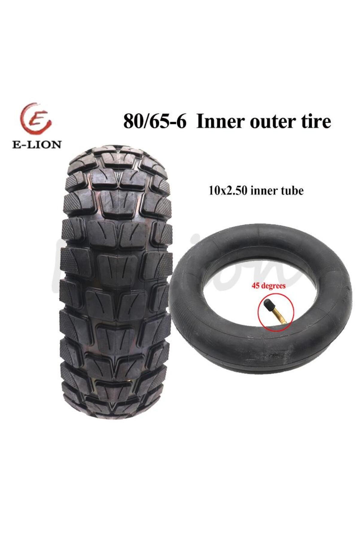 Choice-A 80656 inner outer 10 Inch 80/65-6 Tire and Tube for Kaabo Mantis Dualtron Spider Dualtron New Curr 1