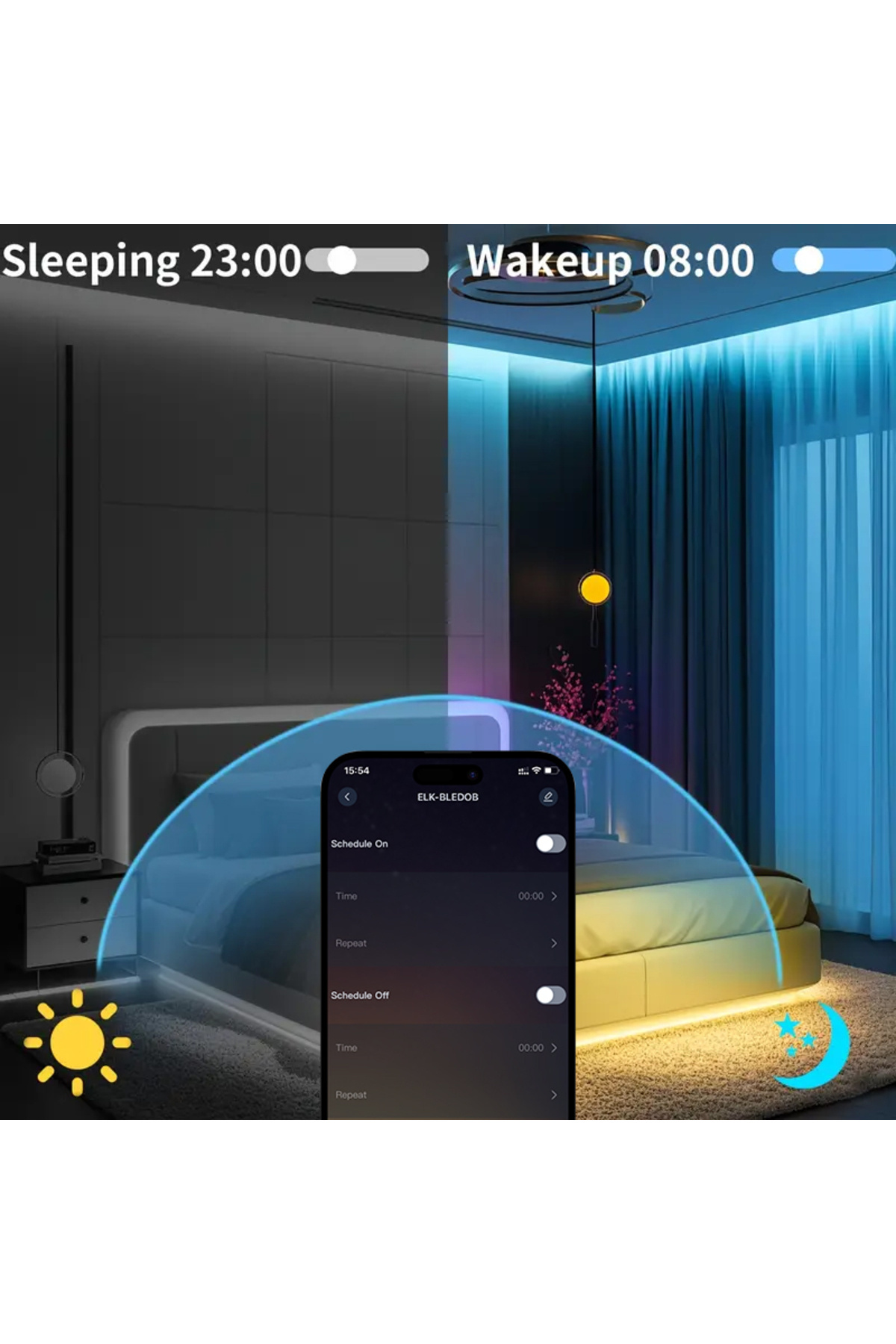 Choice-20m APP 24 key remote 5V LED strip lamp RGB with USB 24 key Bluetooth remote control color-changing 3