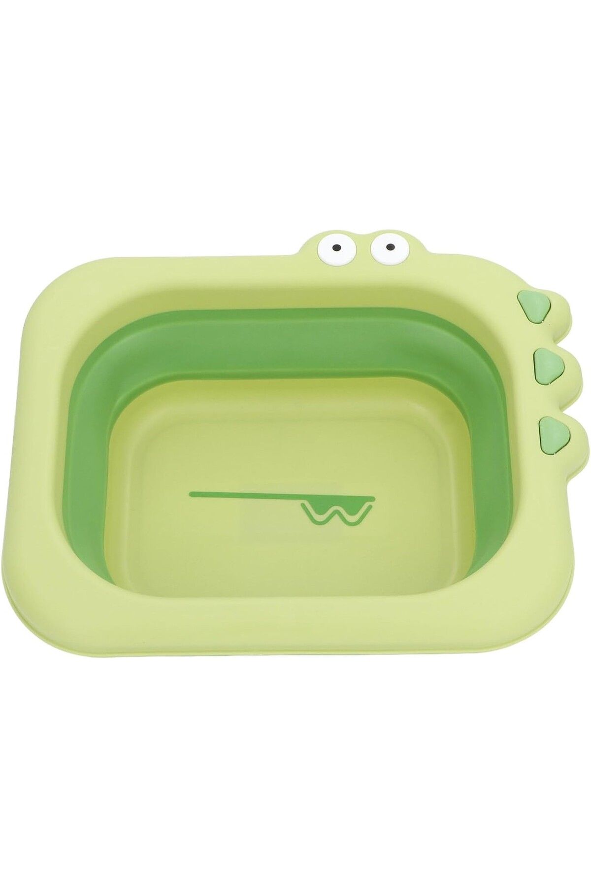 Flippy-Foldable Sink, Flippy, Portable, Crocodile Pattern, Green 3