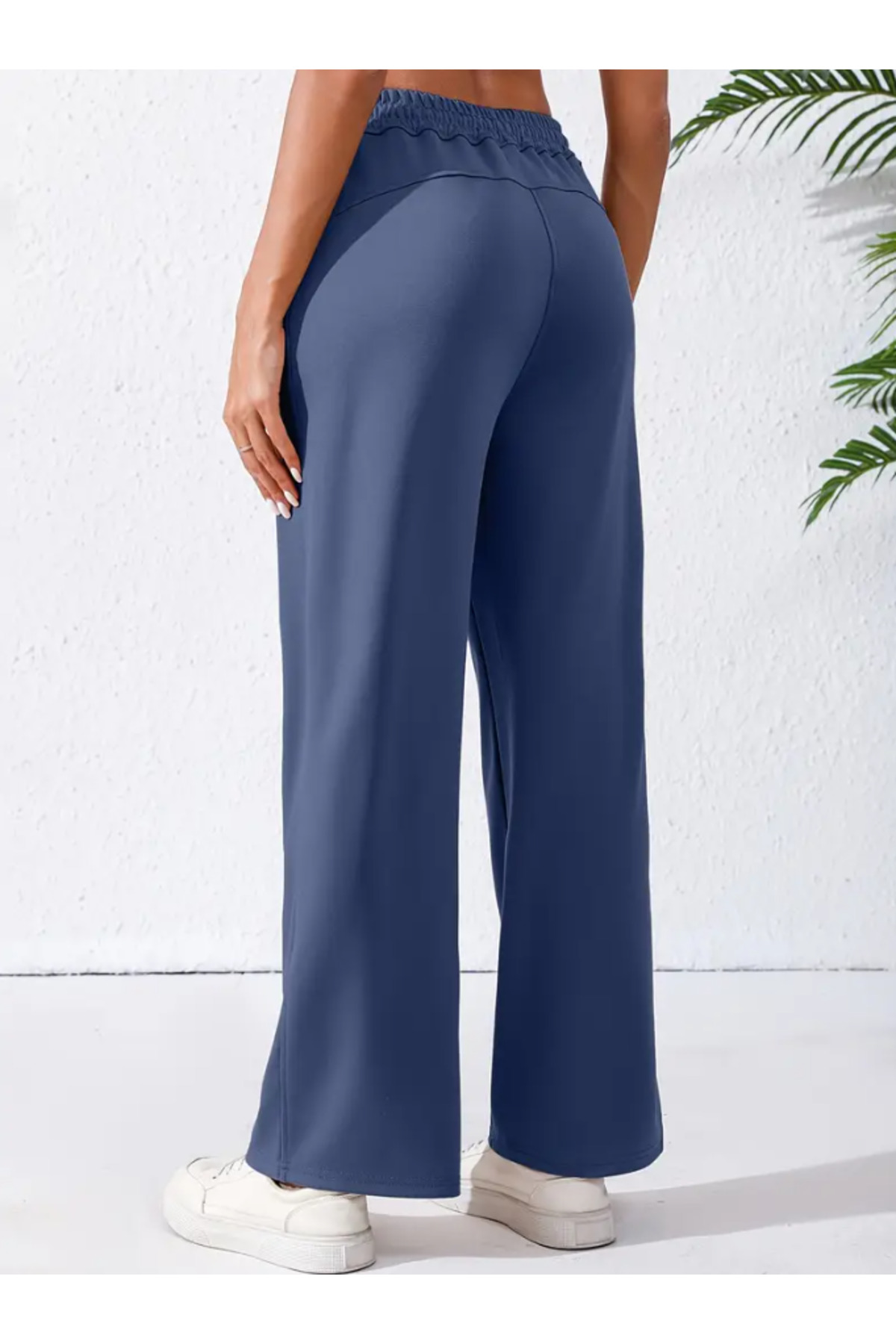 CAONNES  3 lü Siyah Gri Lacivert Büyük Beden Unisex Baggy Iki Iplik Oversize Eşofman - Görsel 5