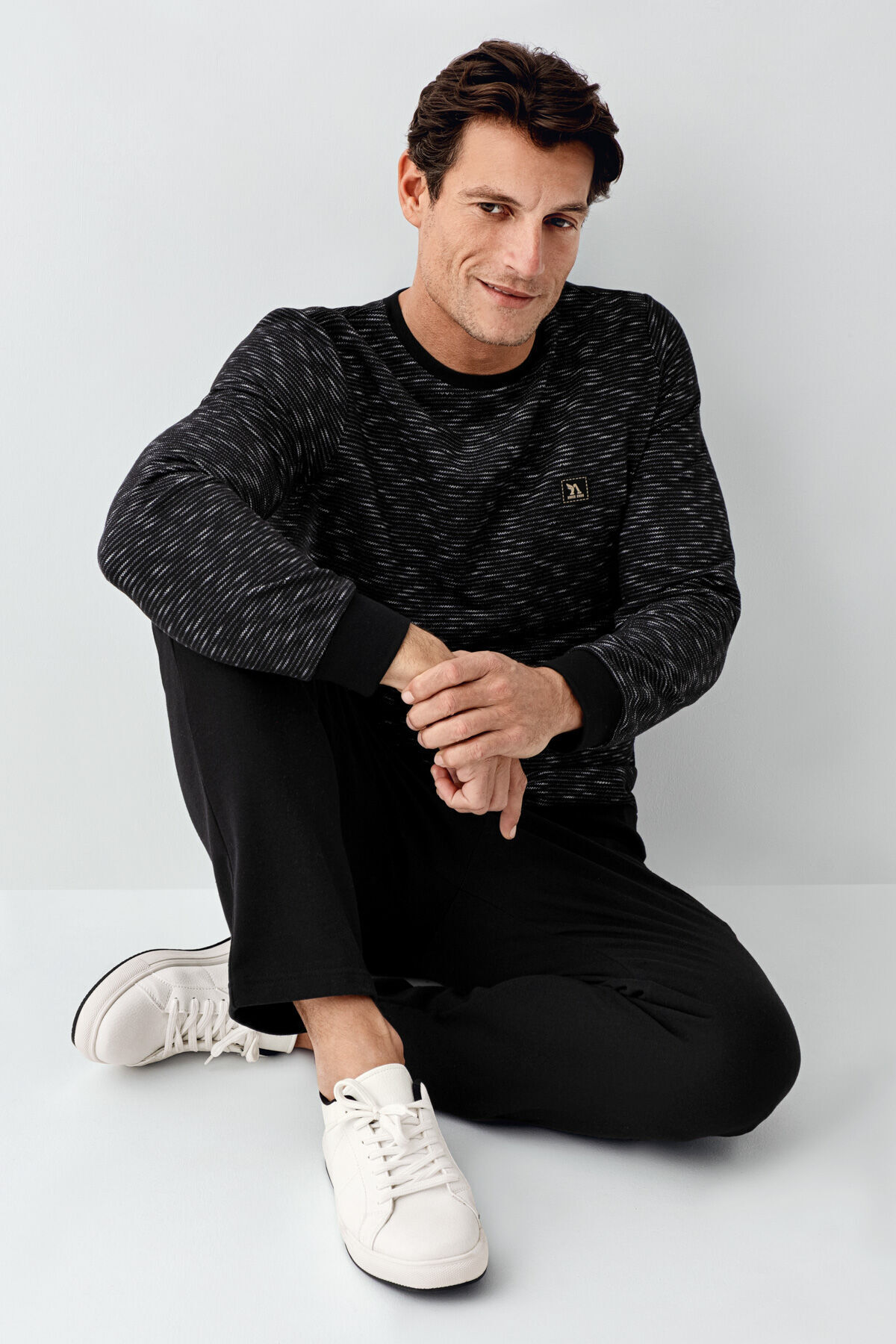 Erkek Siyah Pijama Takımı