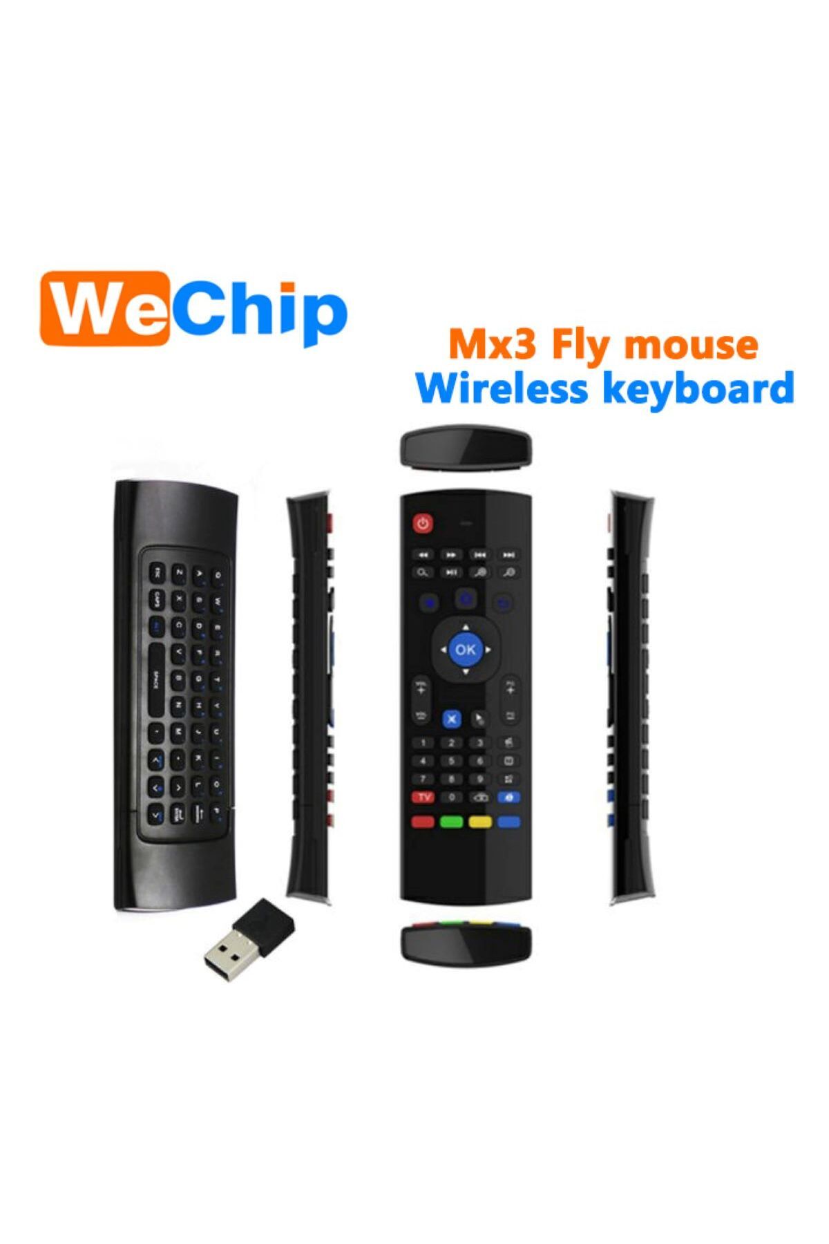 Generic-MX 3 Air fly mouse 2.4G Backlit with keyboard and MIC function for android tv box MX3 4
