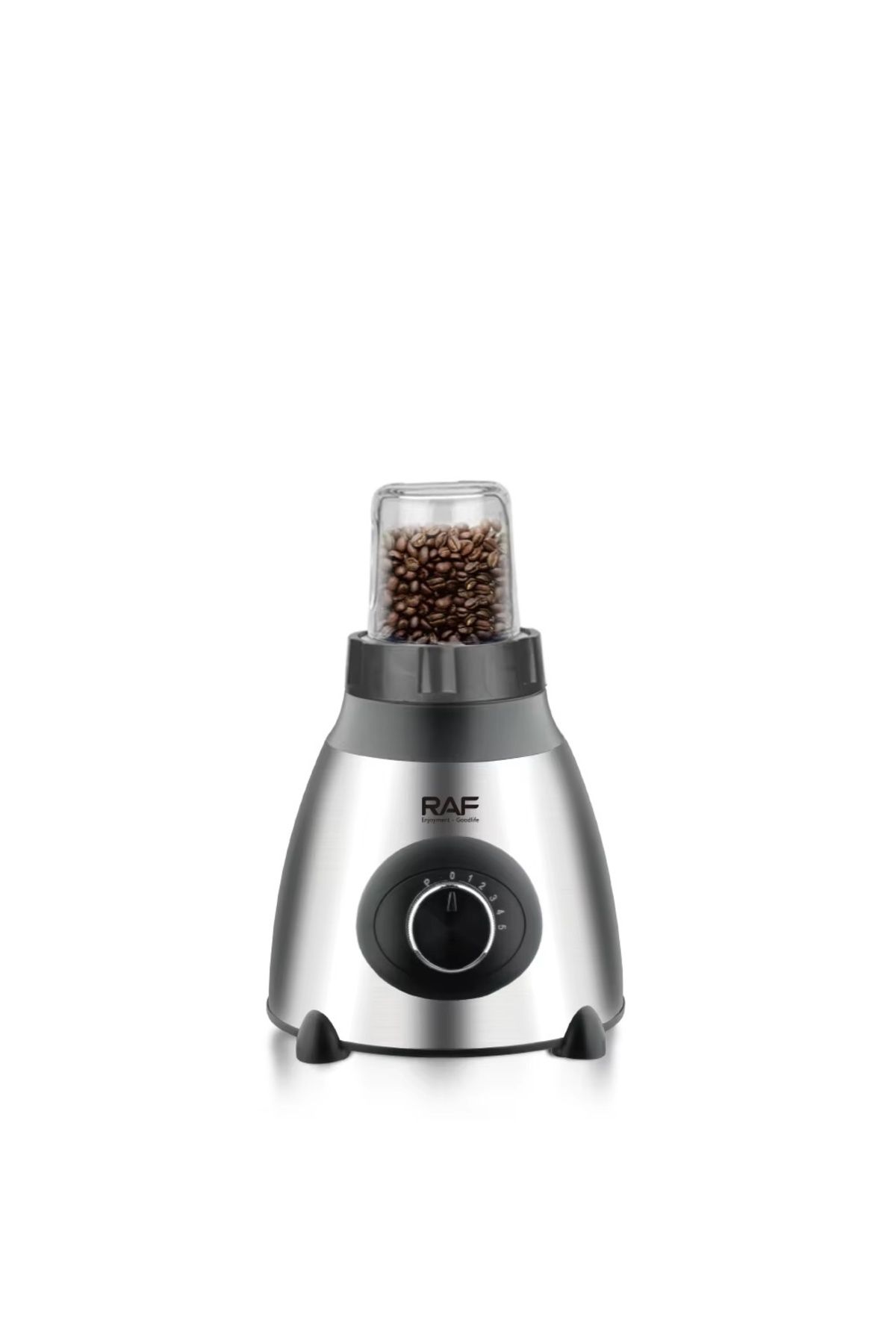 raf-Blender electric 3 în 1 R.2871, 1000W, recipient din sticlă de 1,5 l, bol din oțel inoxidabil, 2 viteze + Pulse 7