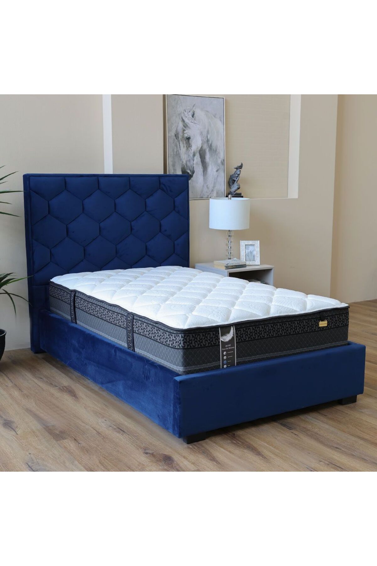 Danube Home-Sense Visco Gel Memory Foam Pocket Spring Mattress 120 x 200 x 32 cm|Single Bed Mattress|Plush Feel 8