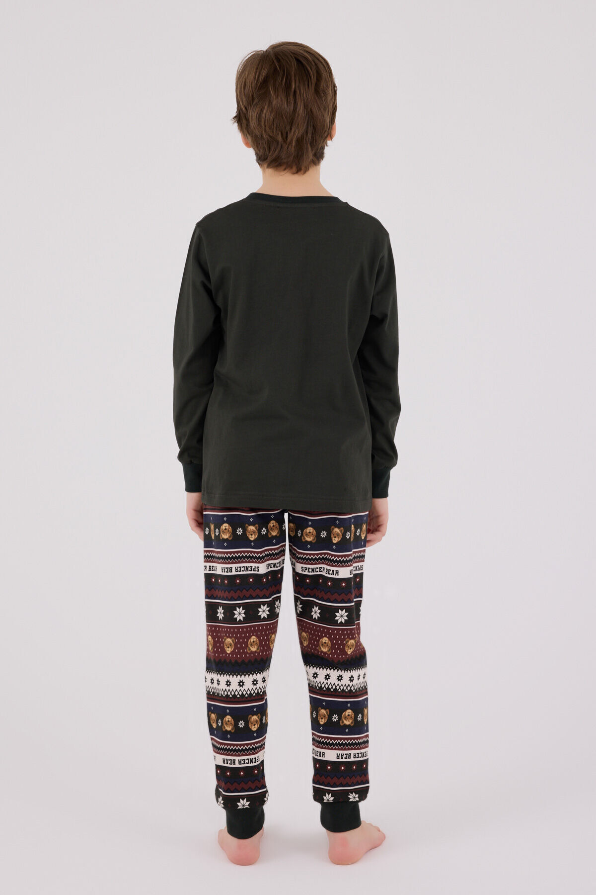 Erkek Çocuk Antrasit Pijama Takımı - 5