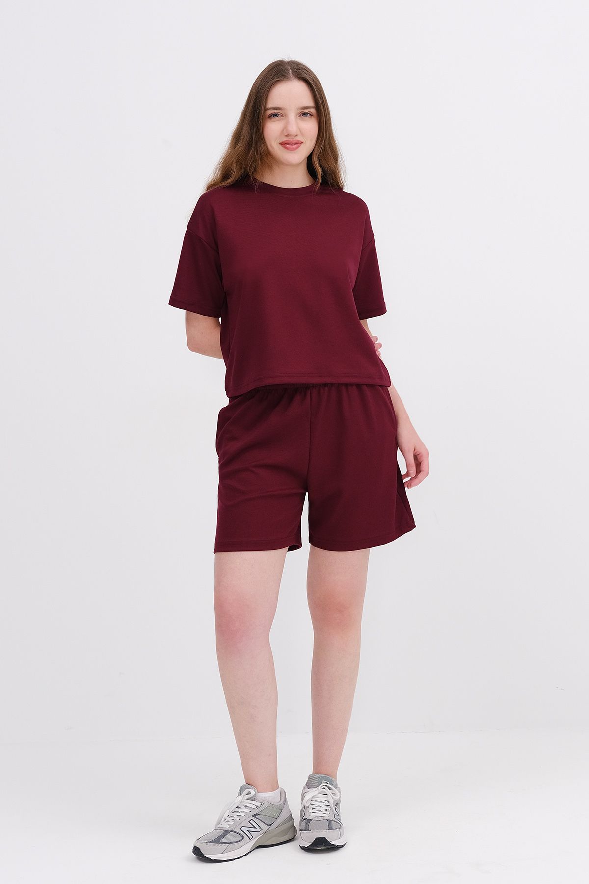 Addax-Modal Suit with Bottom-Top Shorts Tkm3345 3