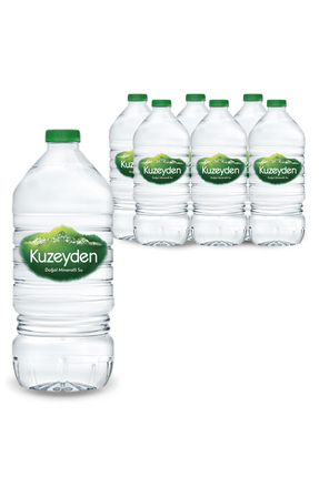 KUZEYDEN Doğal Mineralli Su (6x1 L)