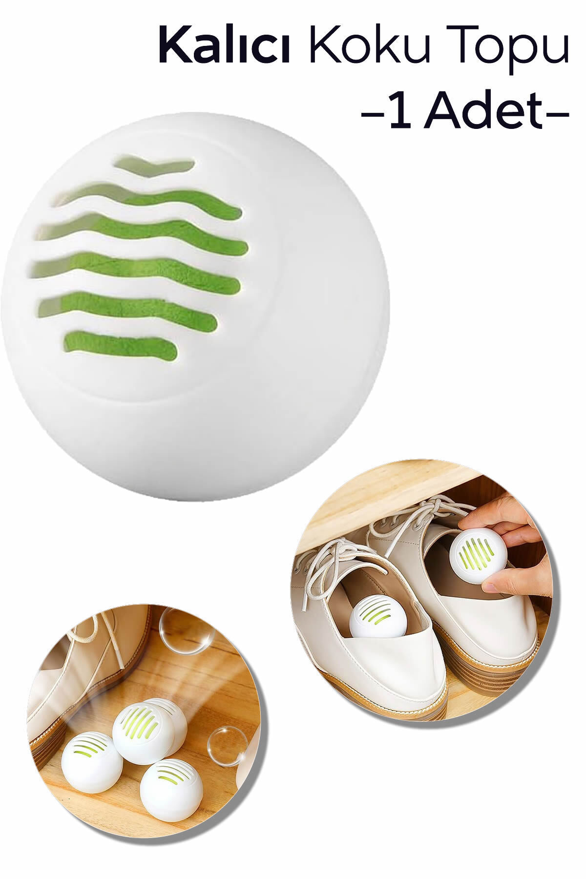 ARVALE Kalıcı Koku Topu – Ayakkabı ve Dolap İçin Ferahlatıcı Deodorant - 1 Adet