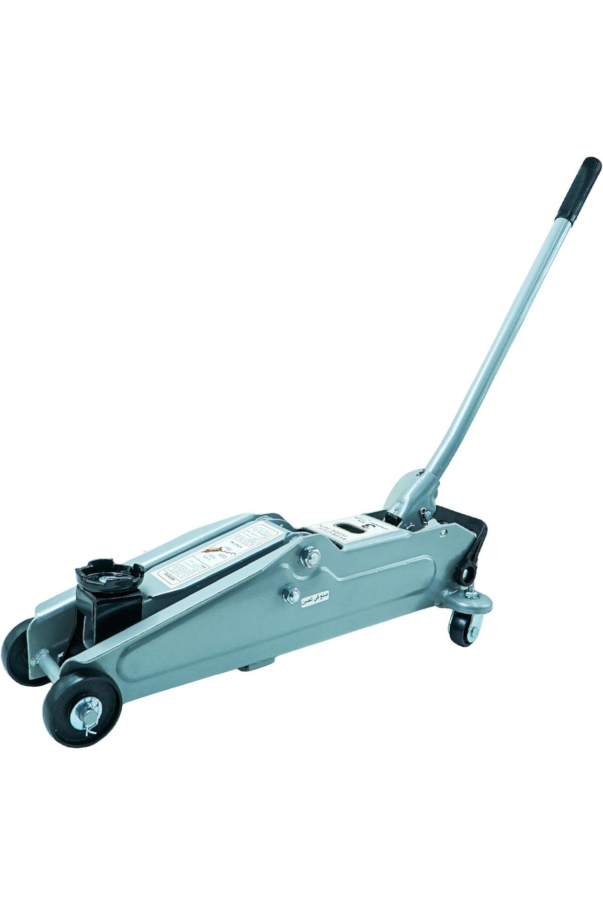 🔧 رافعة هيدروليكية أرضية – قوة 3 طن (6000 باوند) مع حقيبة تخزين – لون رمادي