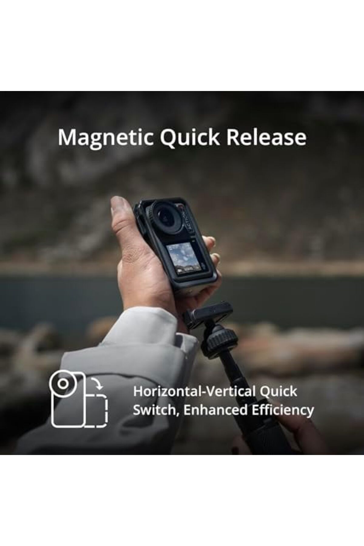 DJI-Osmo Action 4 Adventure Combo - Waterproof Action Camera with 4K/120fps, 1/1.3 Inch Sensor, 10-b 6