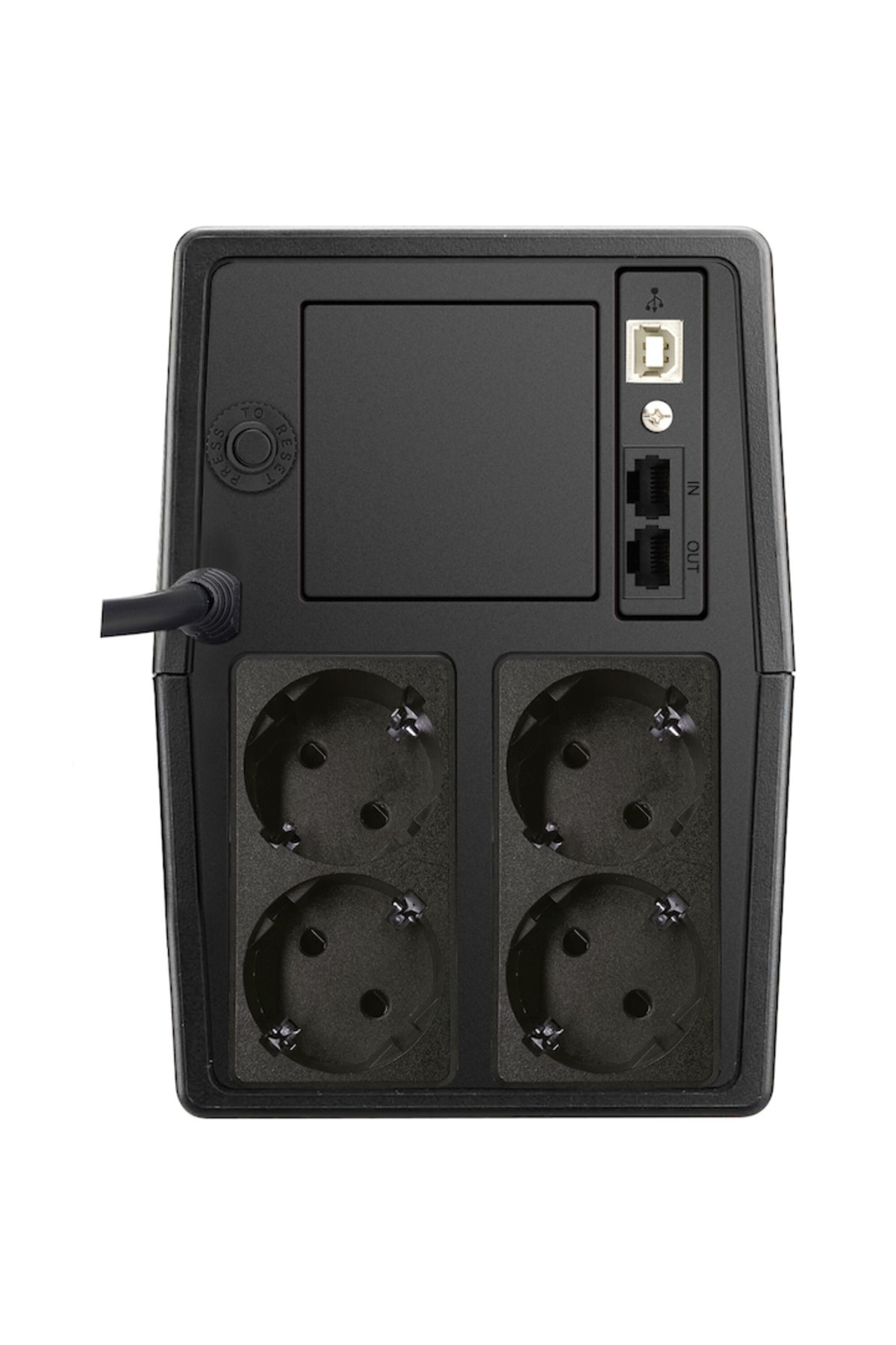 Spacer-UPS Line Interactive SPUP-1000D-LIT01, 1000VA/600W, AVR, 4 Schuko outlets, LCD display 3