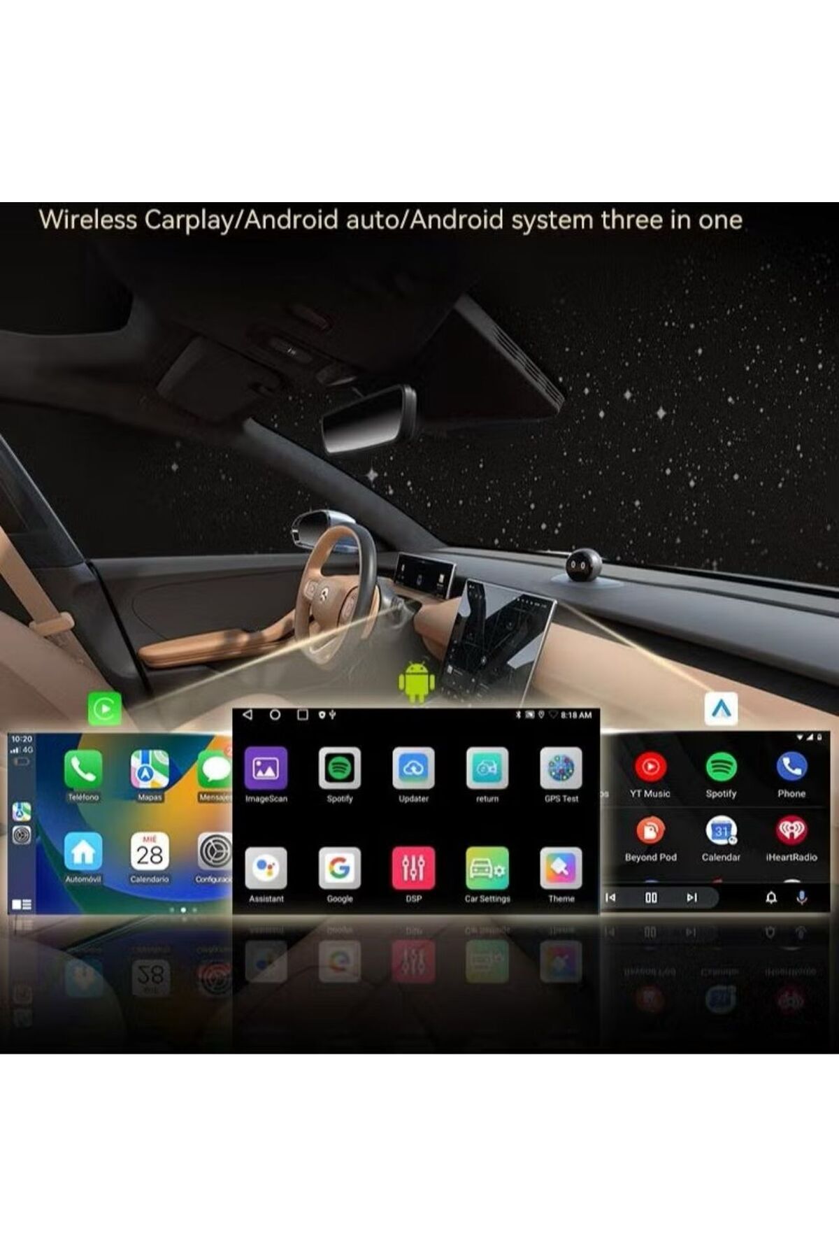 MOOGMAX-CarPlay Turn your car screen into a smart center and enjoy a smart driving experience with CarPlay from Moog Max. 4