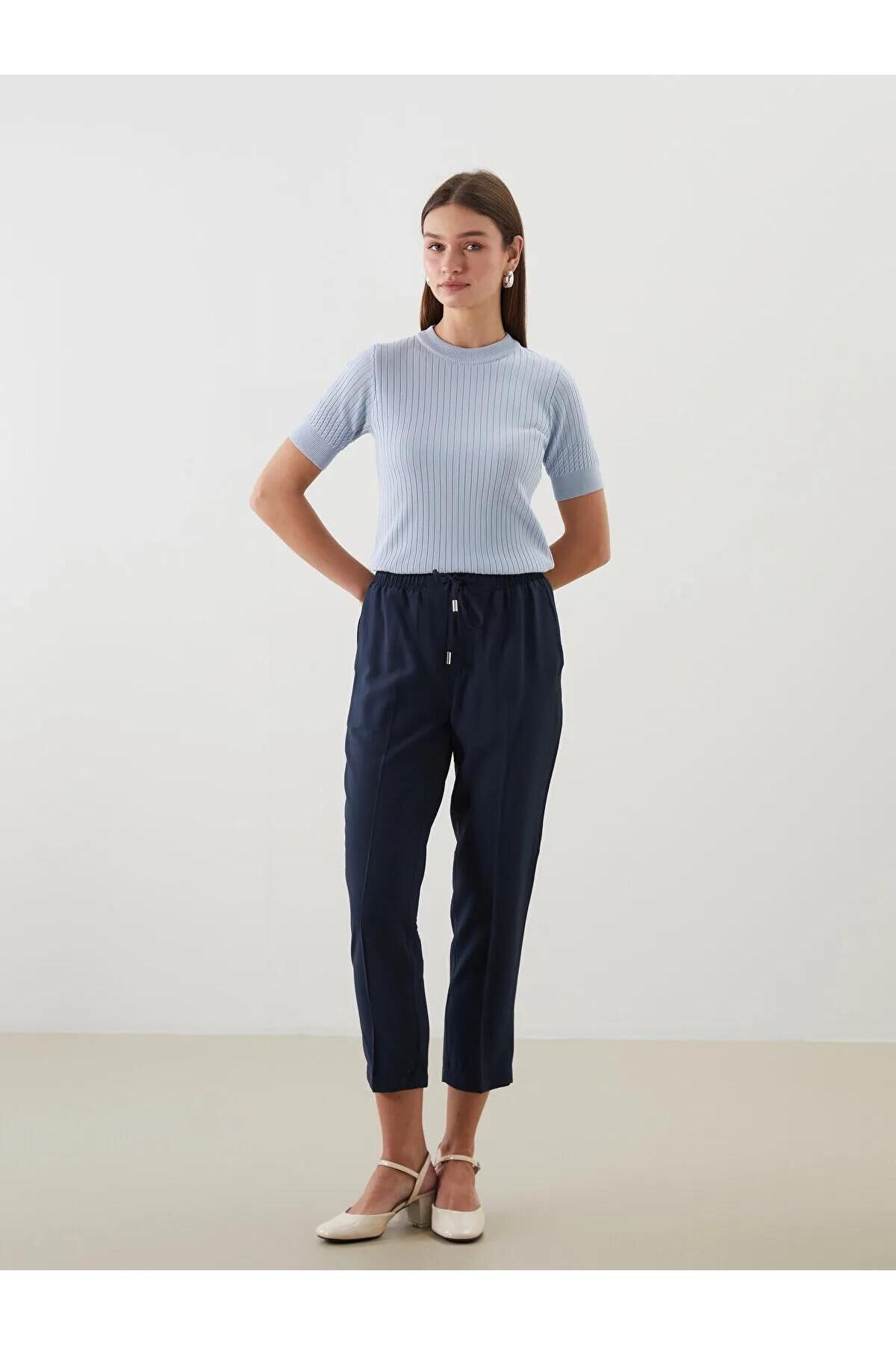 LC Waikiki-Pulover LCW Modest Crewneck pentru femei (W5) 4