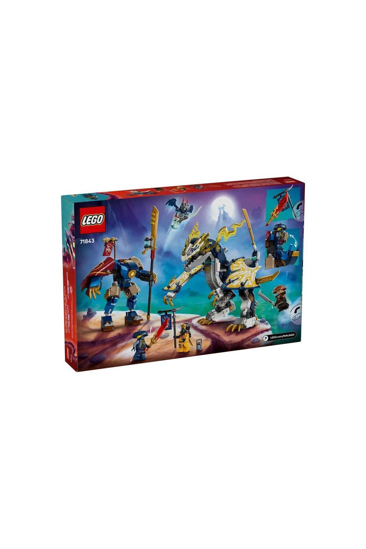 ۷۱۸۴۳ اسباب‌بازی ساختنی نینجاگو: سوارکار اژدهای رباتیک شورشی، ۵۸۴ قطعه، مناسب بالای ۸ سال
