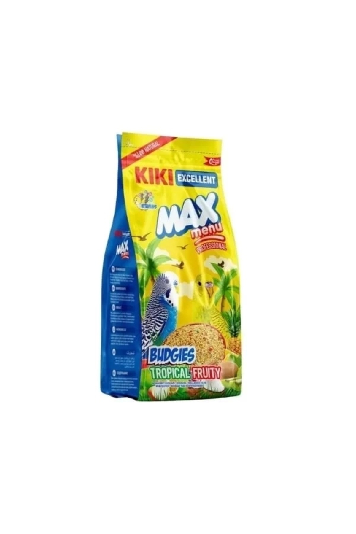 Genel Markalar Max Menu Tropikal Meyveli Muhabbet Kuşu Yemi 500 Gr
