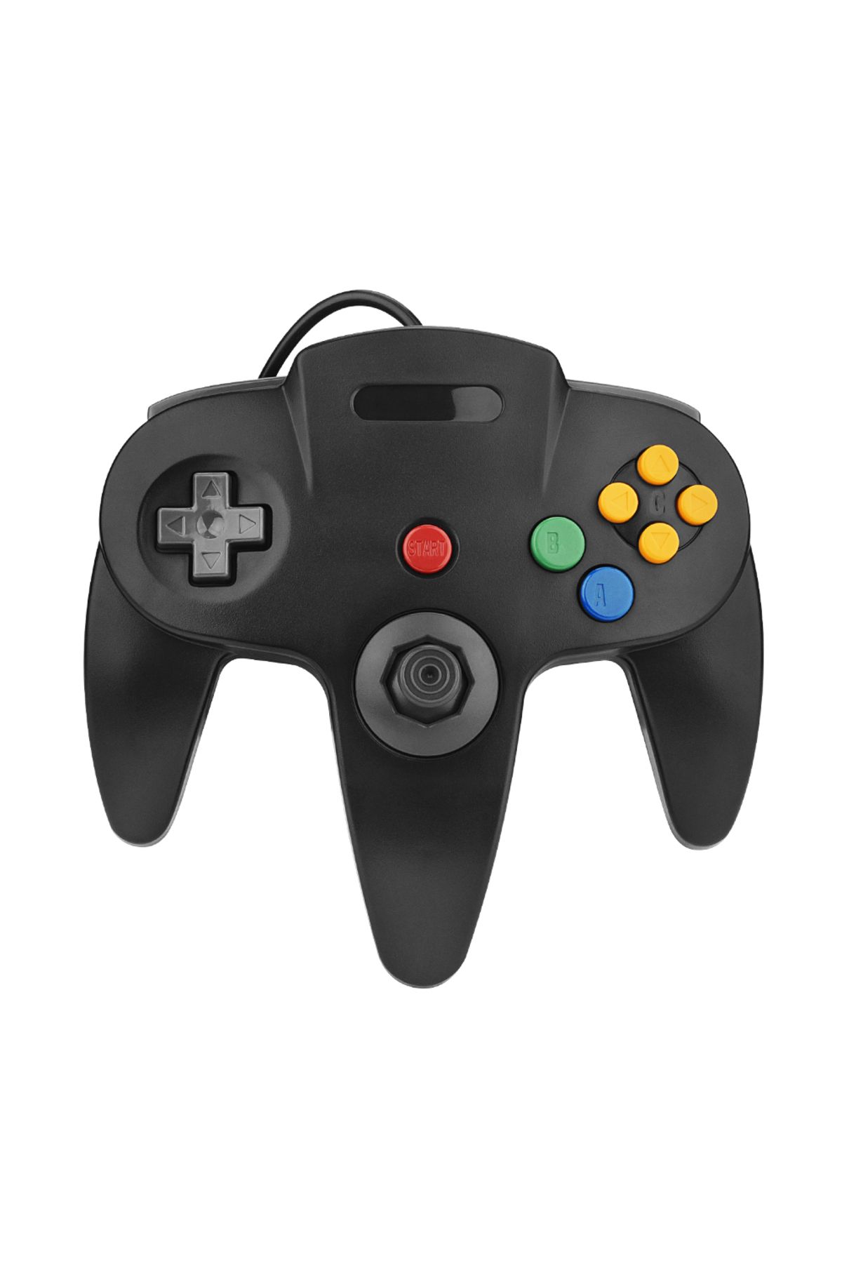 Choice-Black N64 Controller Classic USB Wired Remote Gamepad Gaming Joystick Accessories Classic 64 Console 1