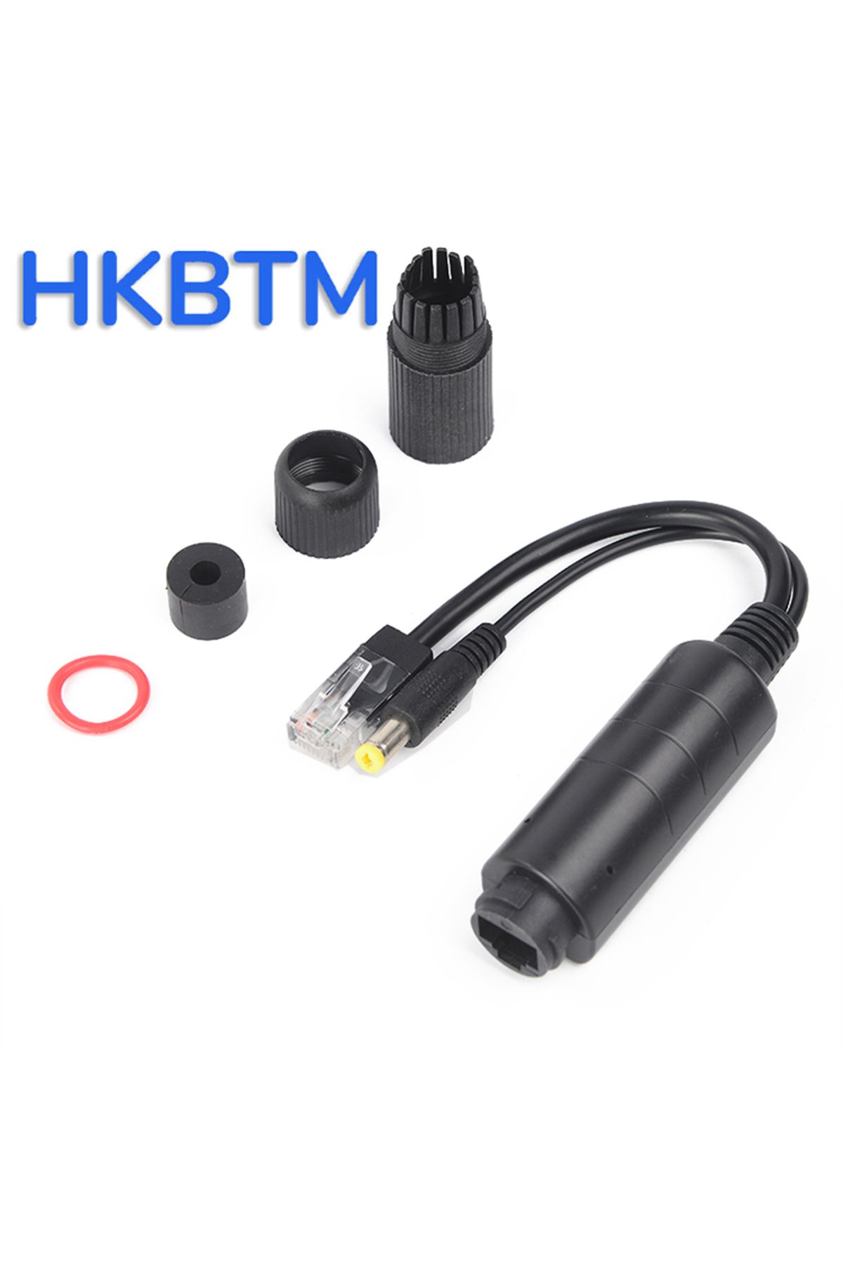 Choice-1 قطعة HKBTM 48 فولت إلى 12 فولت موزع POE مقاوم للماء مع كابل محول الفيديو والطاقة وحدة التزويد Injec 7