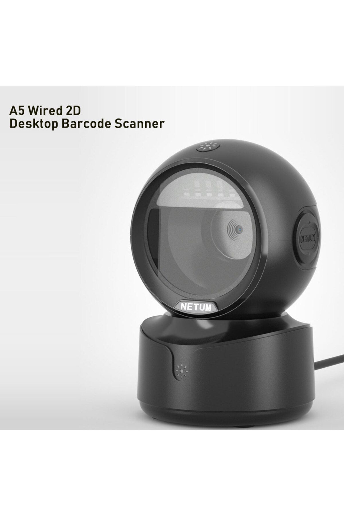Choice-NT-A5 Wired 2D NETUM Desktop 2D QR Barcode Scanner, A5 Hands-Free Omnidirectional USB Big Barcode Re 1