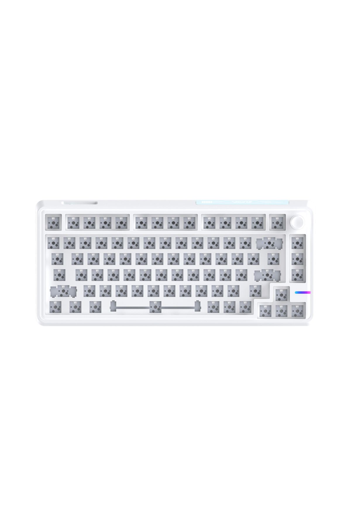 Choice-LS02 ZUOYA LS02 مجموعة لوحة مفاتيح ميكانيكية قابلة للتبديل السريع مع بلوتوث 2.4 جيجا هرتز لاسلكي RGB بإضاءة خلفية 1