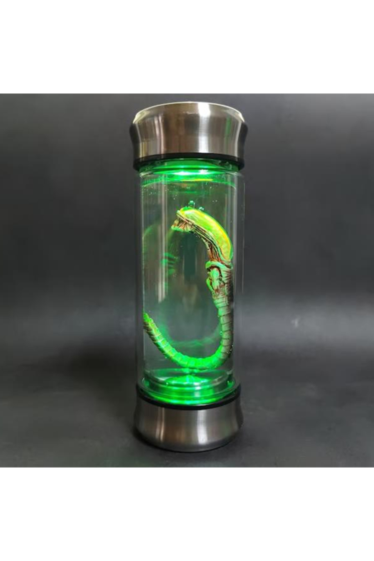 Choice B with led Alien Glow Jar Xenomorph Specimen Facehugger Embryo ...