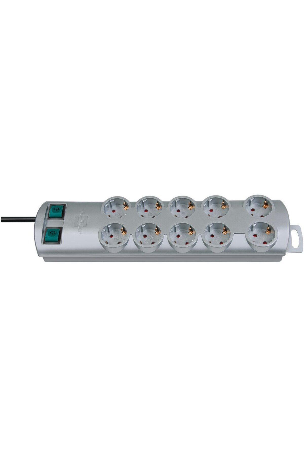 Brennenstuhl-Multipriza Primera-Line Technics 10 prize, Intrerupator, 2m, Argintiu 1