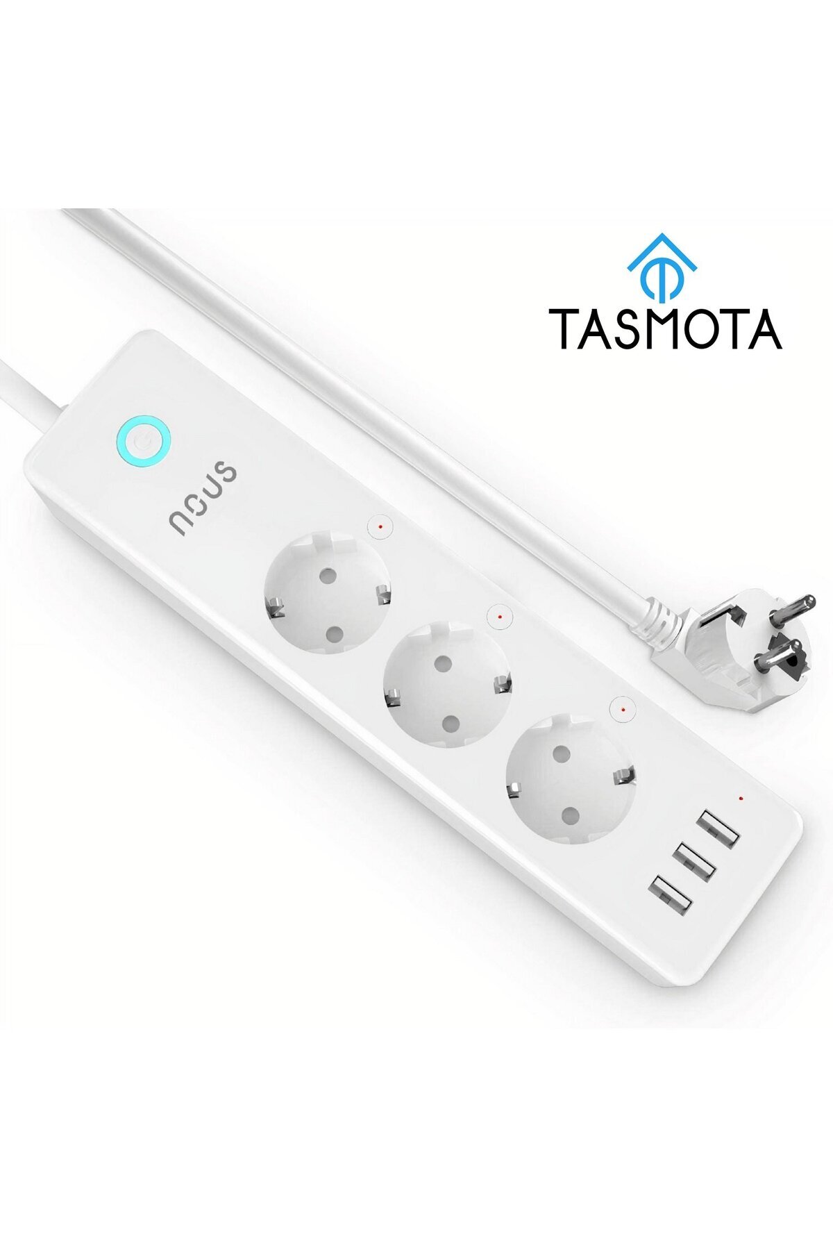 Nous-Smart A5T Extension Cord, Wifi, 15A, Tasmota 2