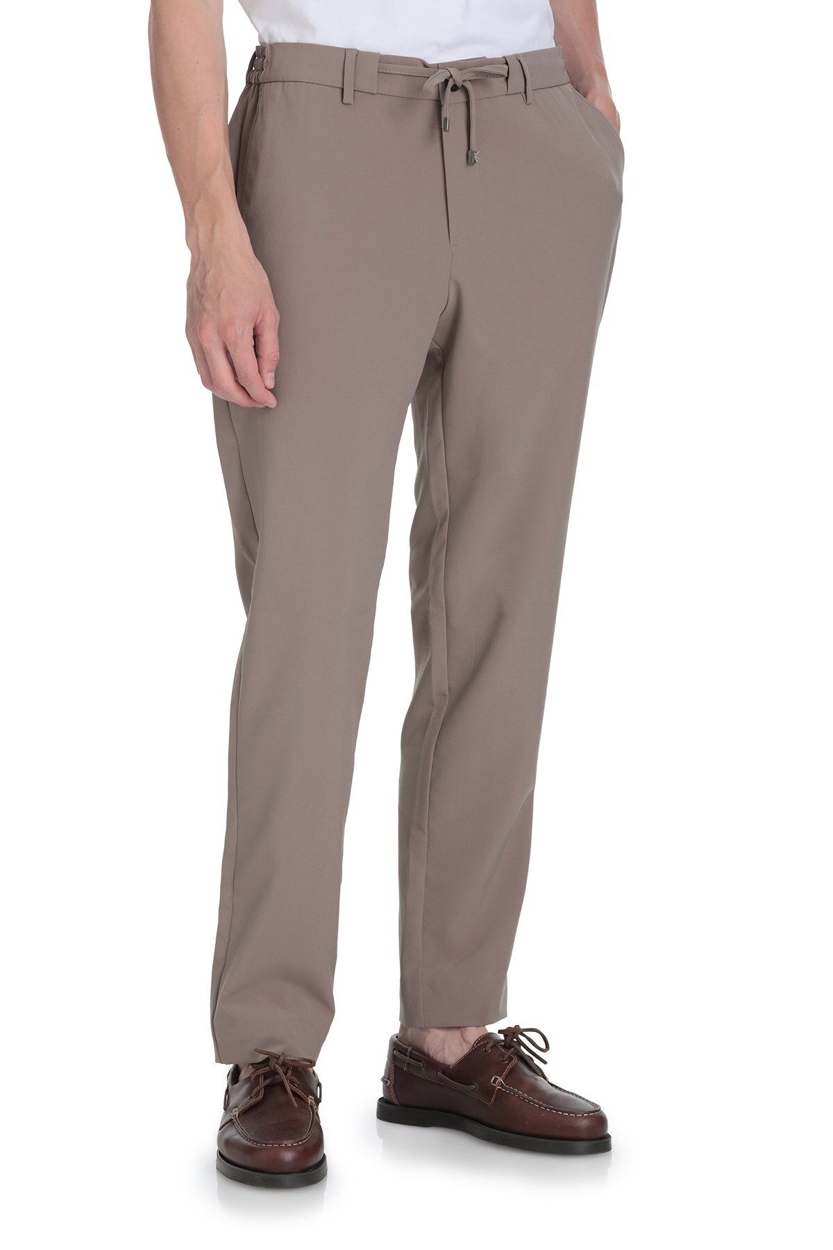 Hatemoğlu-Mink Relaxed Cut Jogger Pants with Side Pockets 1