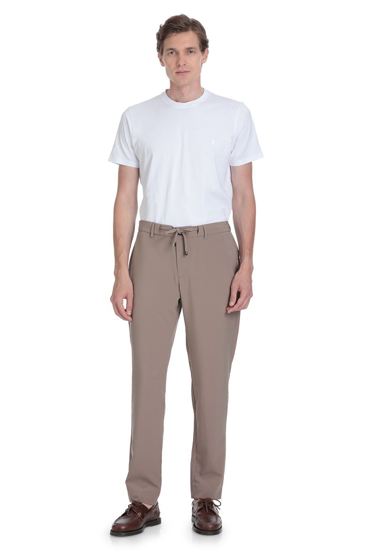 Hatemoğlu-Mink Relaxed Cut Jogger Pants with Side Pockets 2