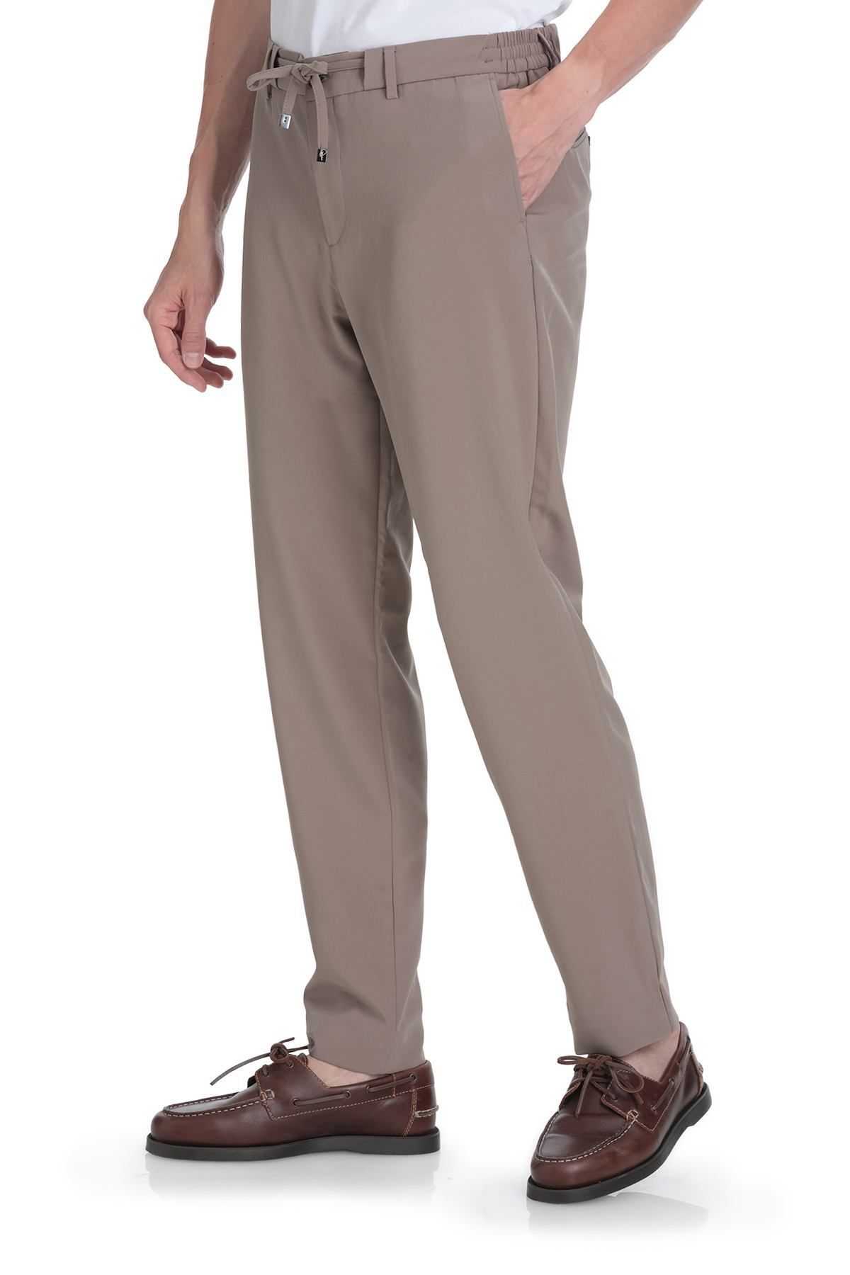 Hatemoğlu-Mink Relaxed Cut Jogger Pants with Side Pockets 3
