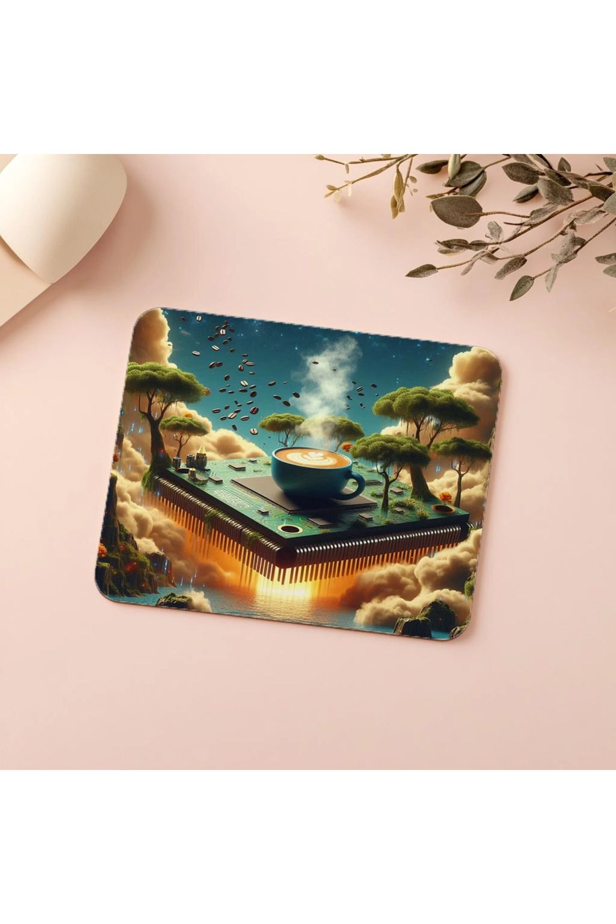 Luluyen-Mousepad cu cod fictiv Data Clouded - 19x23 cm 2 mm dreptunghiular importat imprimat mouse pad 5