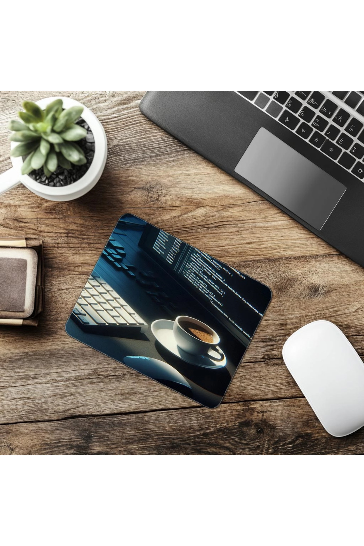 Luluyen-Dingin Mouse Pad with Shadow & Code Balance - 19X23 cm 2 mm Rectangle Imported Printed Mouse Pad 6