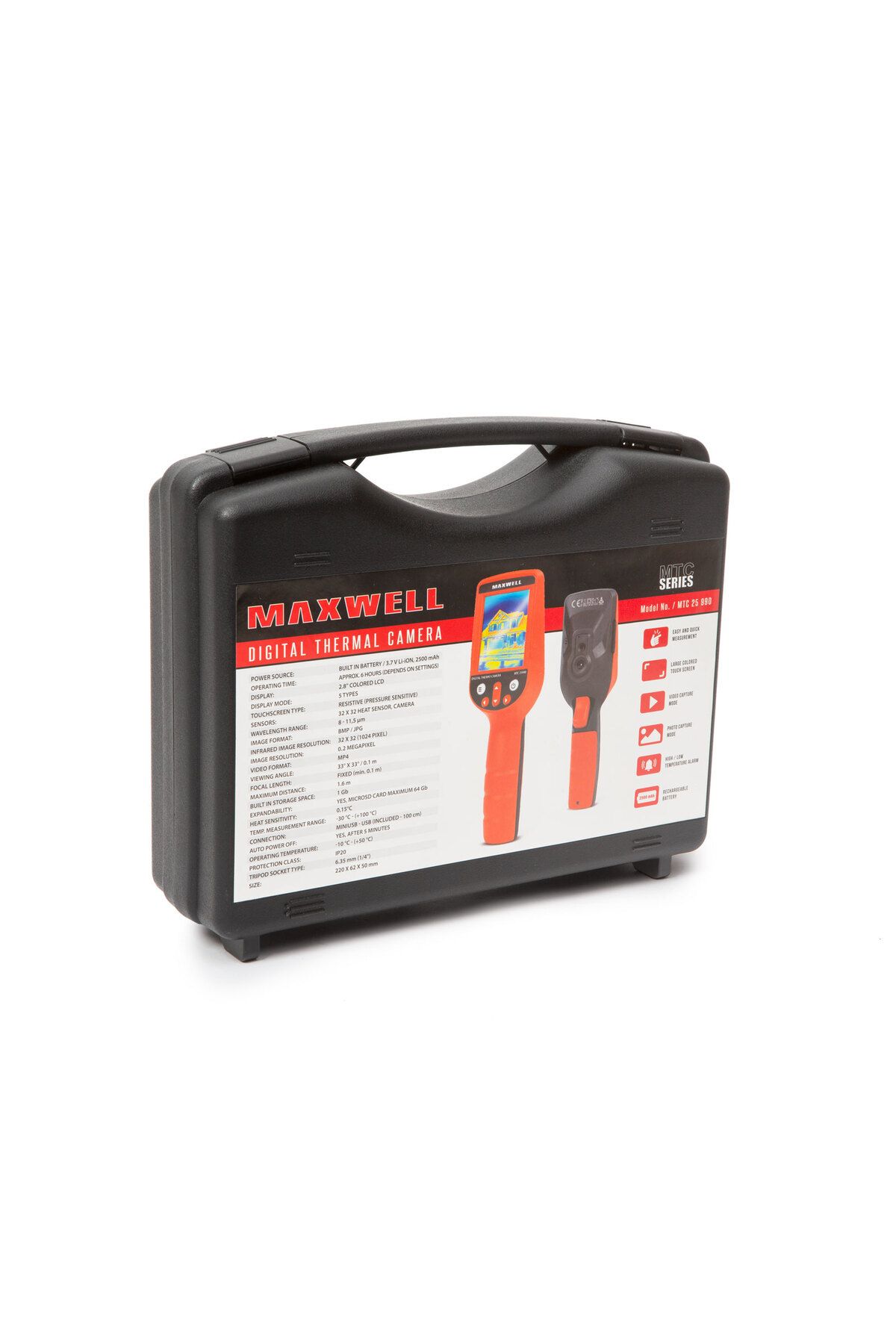 Maxwell-Digital Thermal Scanner with Touchscreen, Battery, and microSD Slot 7