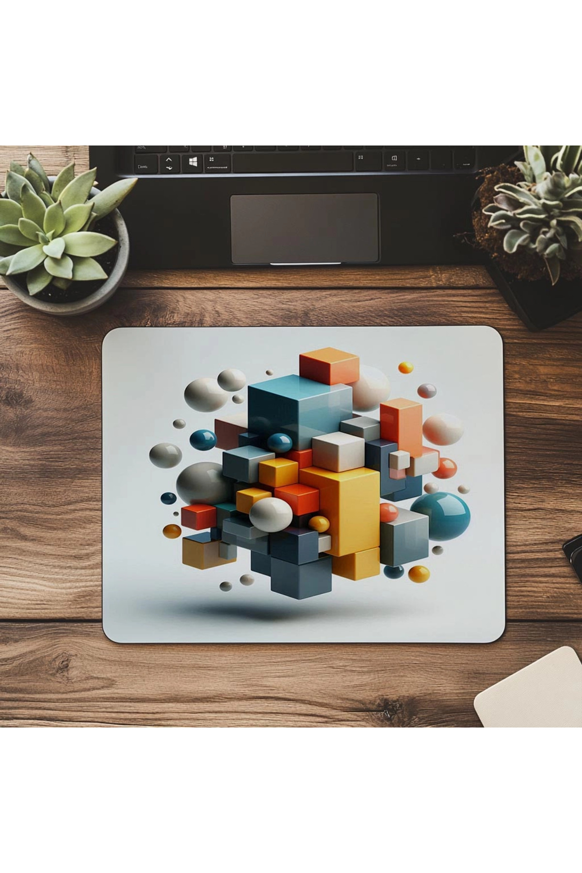 Luluyen-Minimalist Playground Mousepad – Global Design - 19X23 cm 2 mm Rectangular Imported Printed Mouse Pad 7