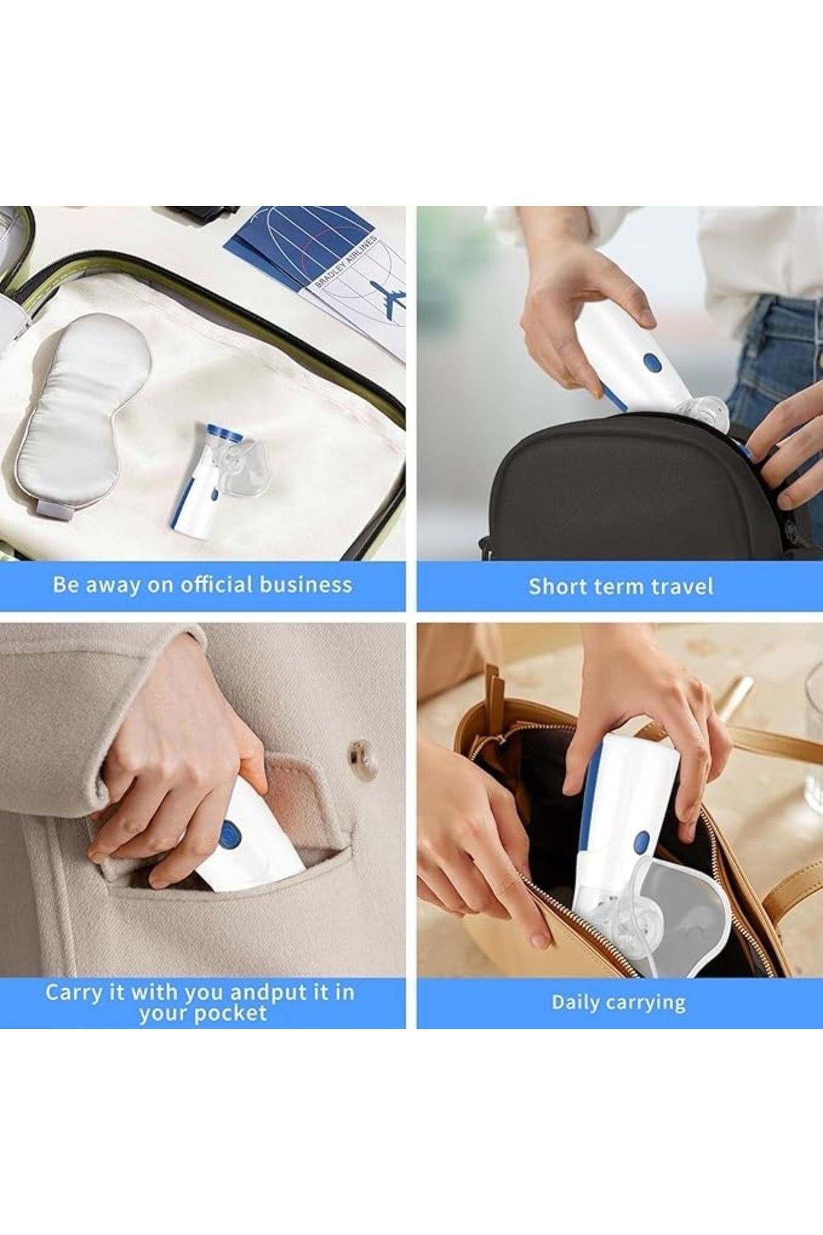 FOXMAG24-Aerosol device, portable, battery/USB powered, ultrasonic, low noise, silicone mask 3