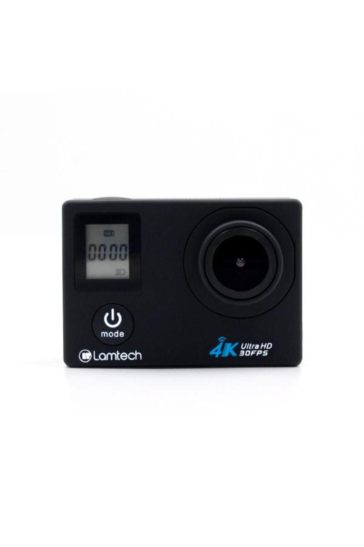 Lamtech-Cameră de acțiune LAM 021615 Duo, 4K, ecran TFT LCD dual 2 + LCD de stare 0.66, Wi-Fi (negru) 1