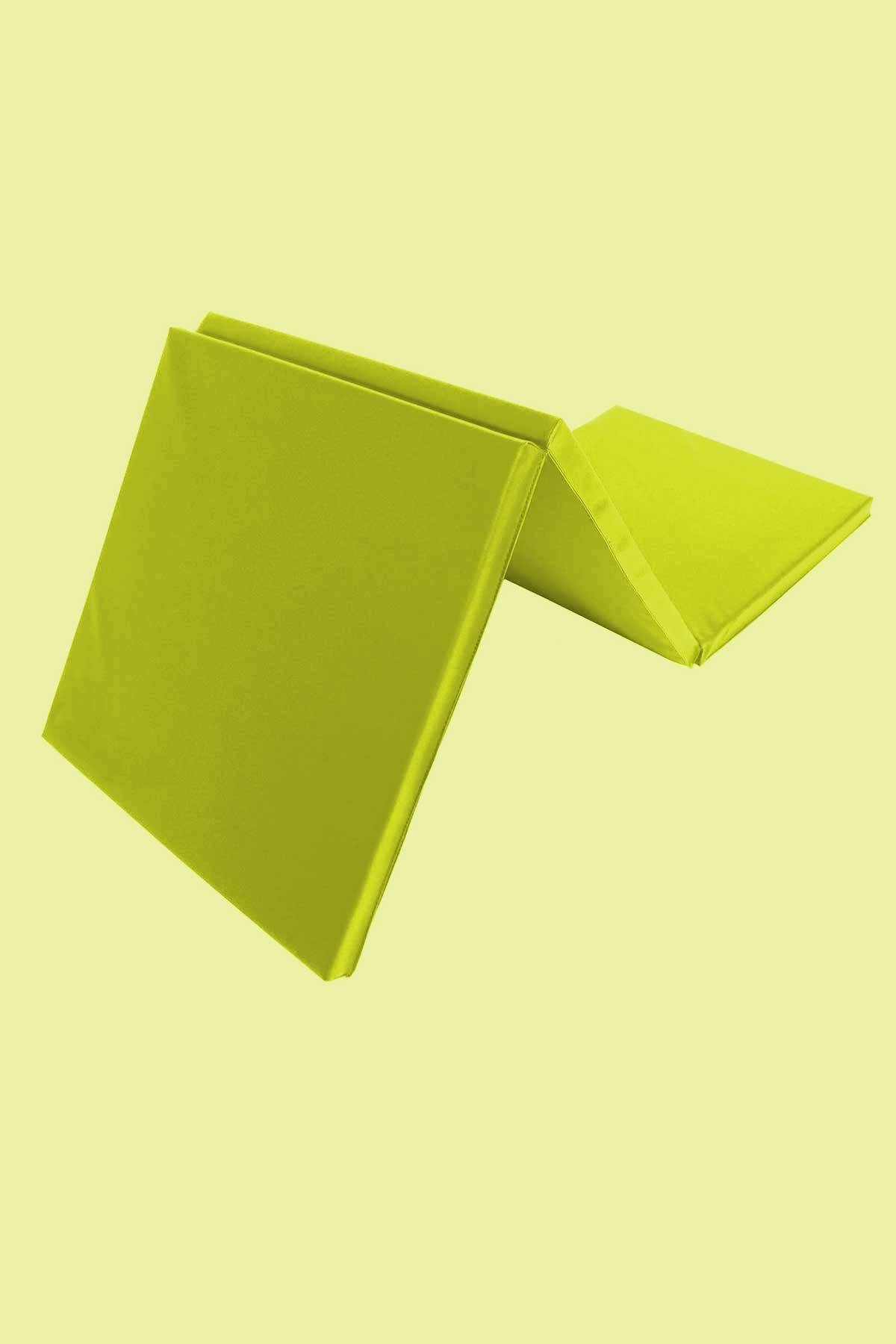 RevuBaby Üç Katlı Katlanabilir Kalın Spor Egzersiz Matı Temel Egzersiz Minderi Pilates Minderi 4CM Kalınlık