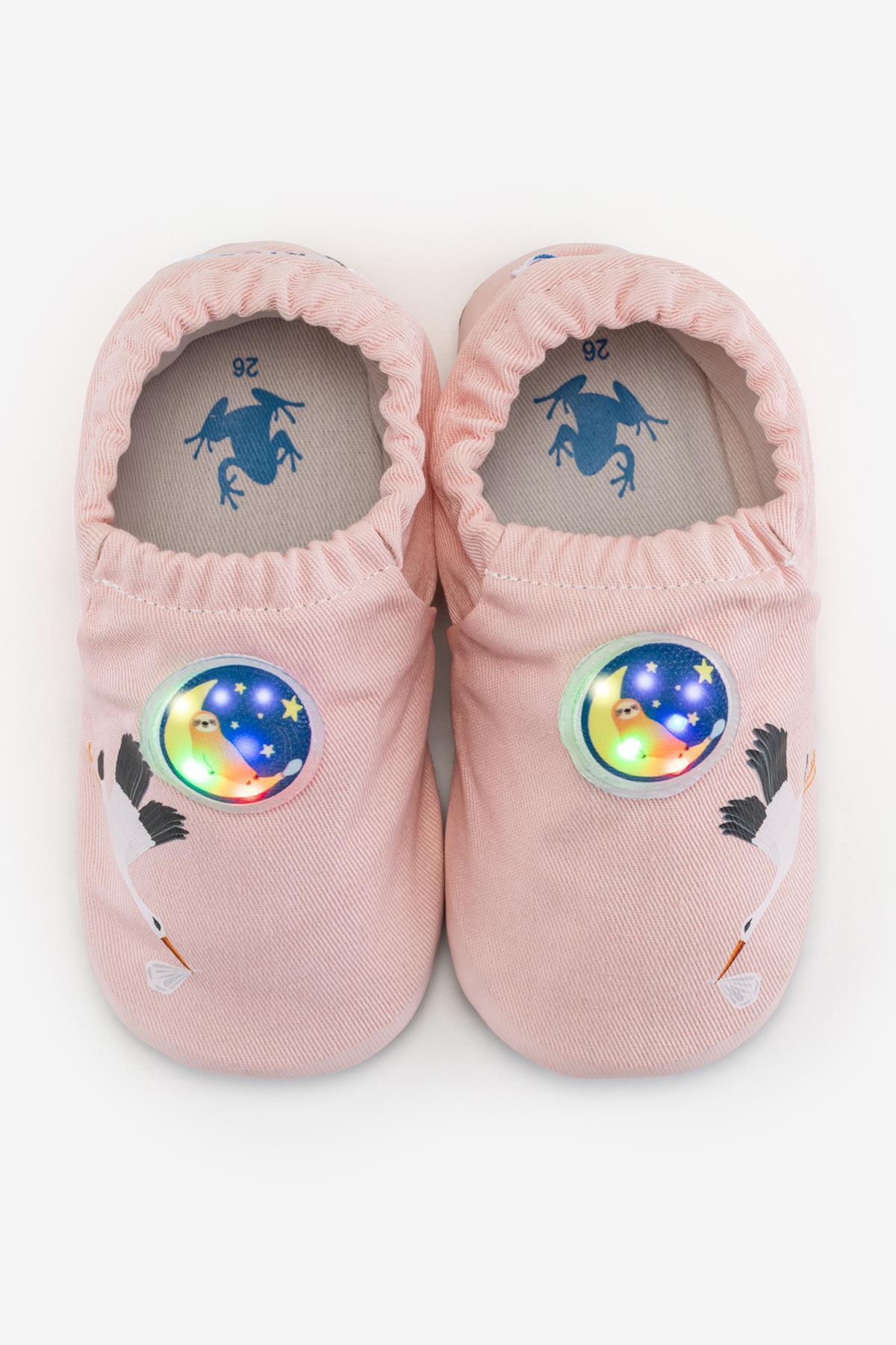 HOPFRÖG Işıklı Bebek Patik Tak & Çıkart #Tags Toz Pembe