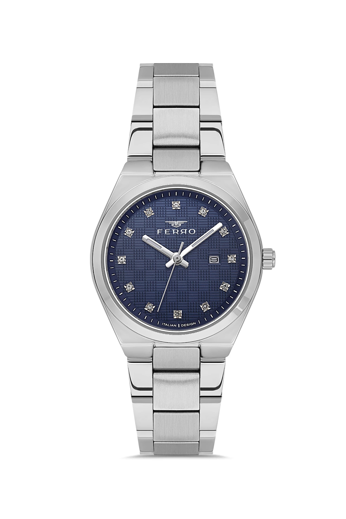 Silver Steel Band Women Wrist Watch FL21631A-A3 3ATM Waterproof 2 Year Warranty GiftPackage