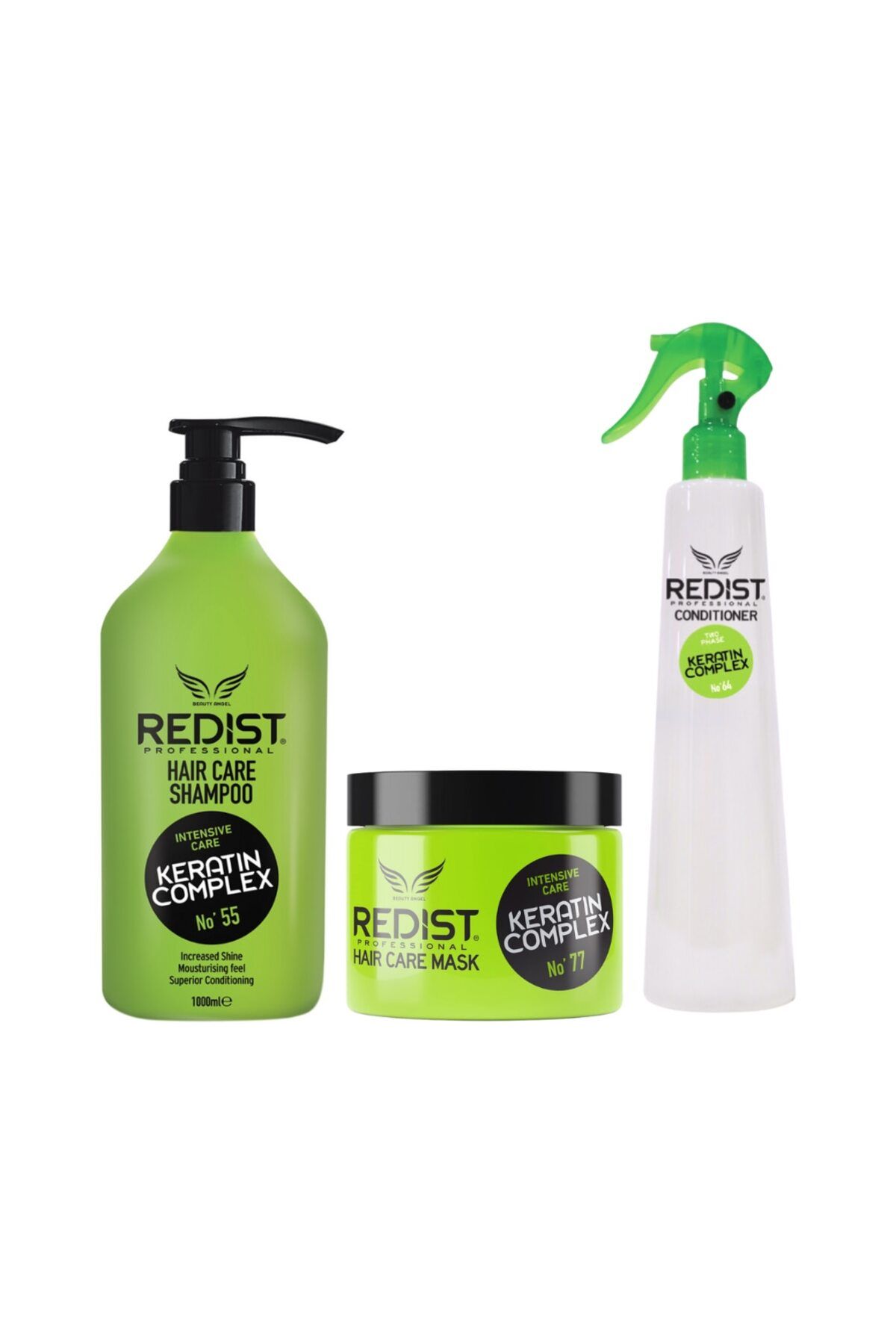 Redist-Set Restructurant cu Keratina (Sampon 1 L, Masca 500 ml, Balsam bifazic 400 ml) 3