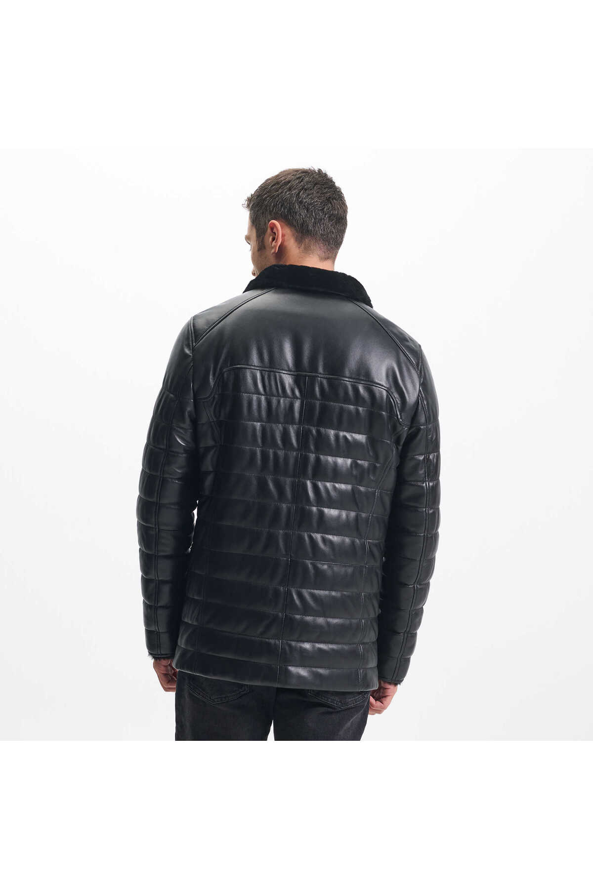 کاپشن مردانه راسته آستین بلند | تورگان Tergan E24KDM310582 - تصویر 4