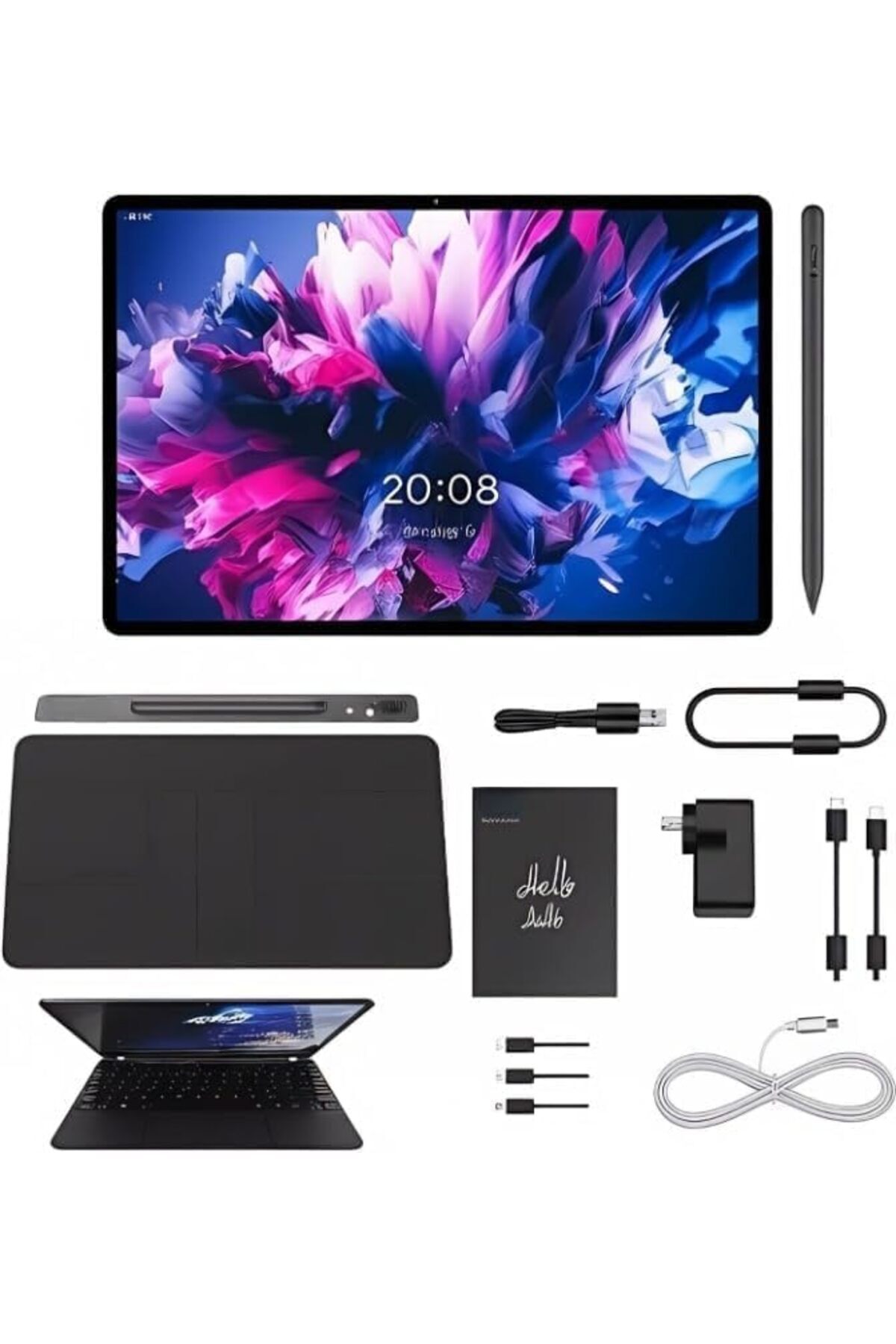 DmarQa-TAB 17 Android Tablet, 11-inch Display, 8GB RAM, 512GB Storage, 8000mAh Battery, 5G Wi-Fi, with Keyb 1