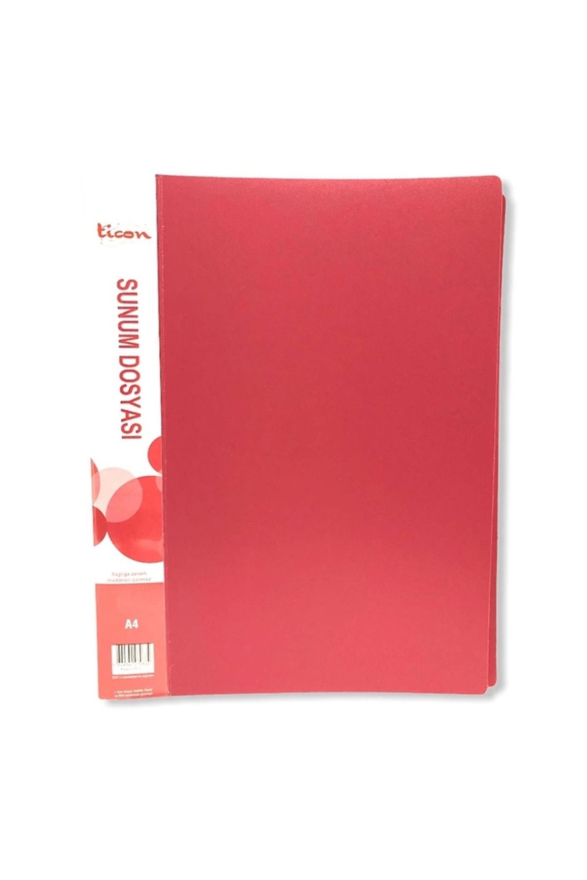 Ticon-Presentation File A4 80's Red 1 Piece 6