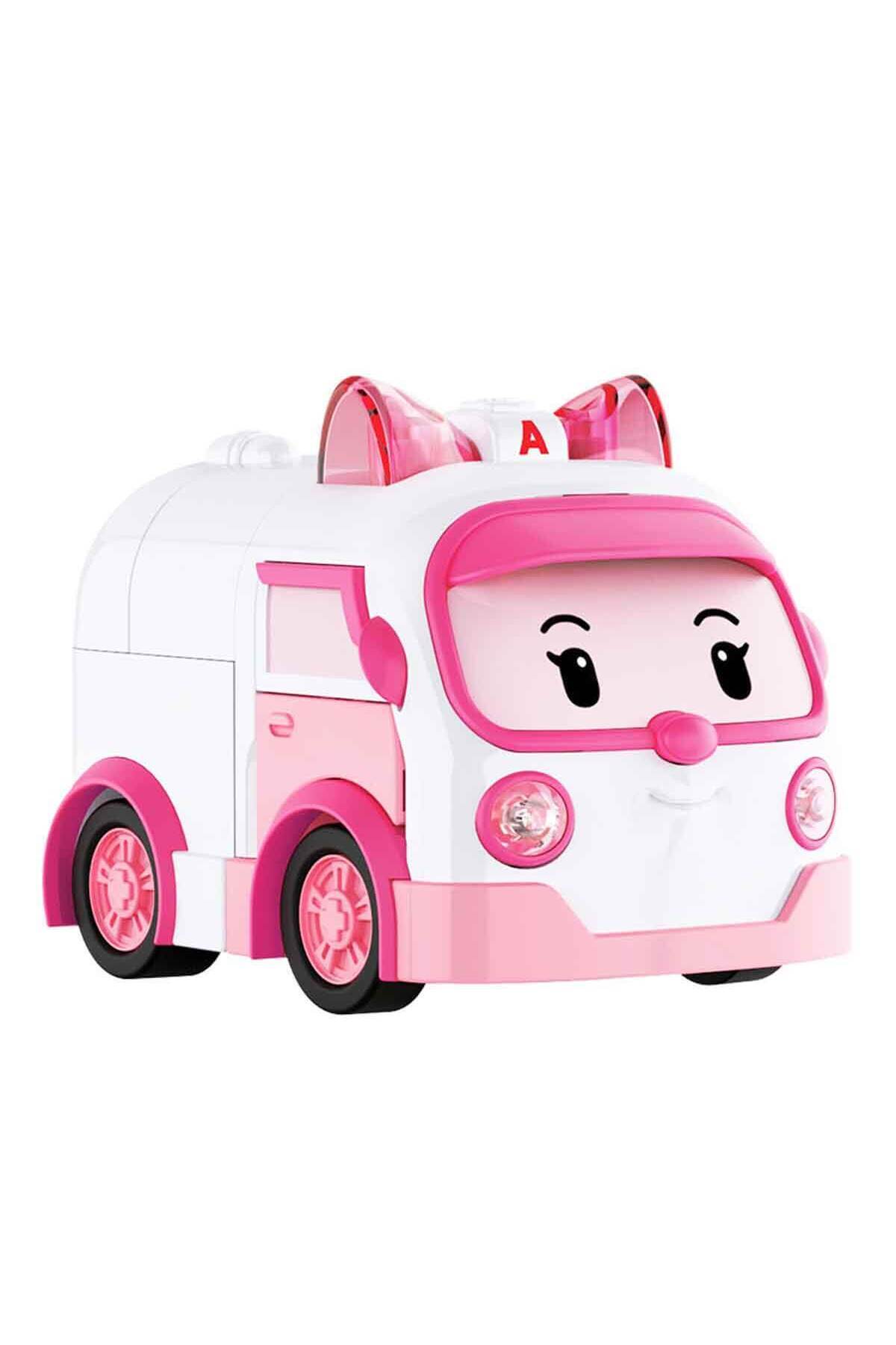 Robocar Poli-روبوت Robocar Poli الكبير المتحول باللون الكهرماني مع الصوت والضوء 3