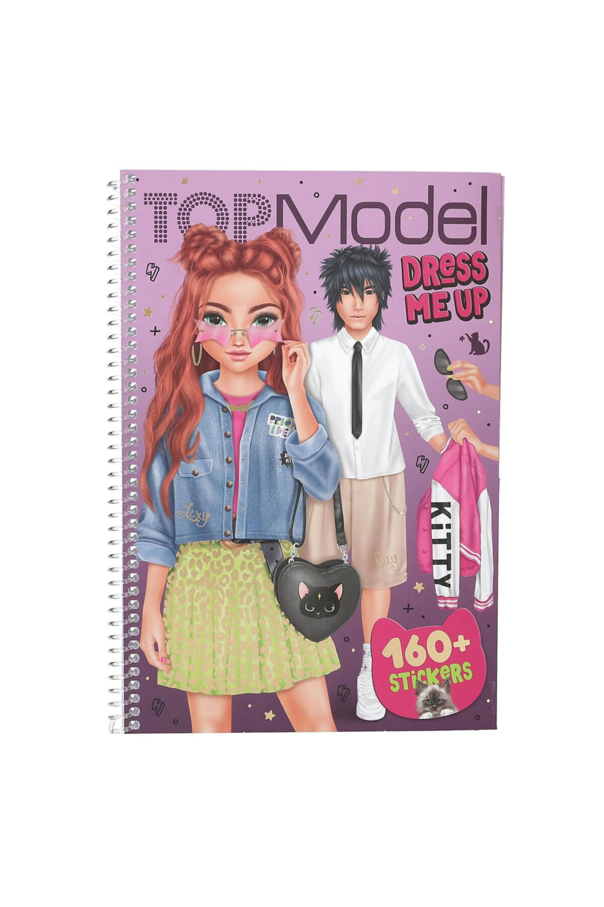 Top Model-Dress Me up Sticker Book Rebel Kitty 13387 1