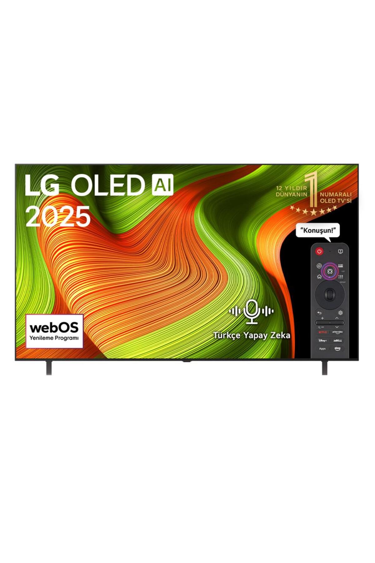 LG OLED83B56LA 83 inç 210 cm 4K OLED evo Smart TV AI Sihirli Kumanda webOS25,Uyd - Fiyatı, Yorumları