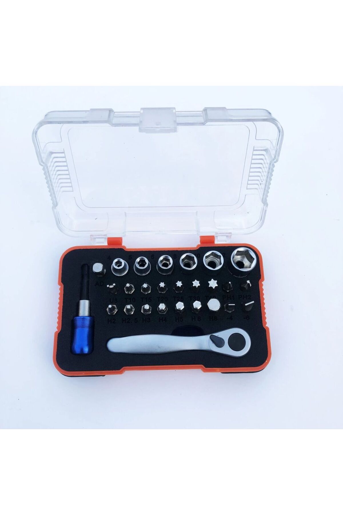 Choice-blue 27 in 1 Mini Ratchet Wrench Set with Bits & Socket Wrench-Versatile Tool Set for Daily Maint... 1