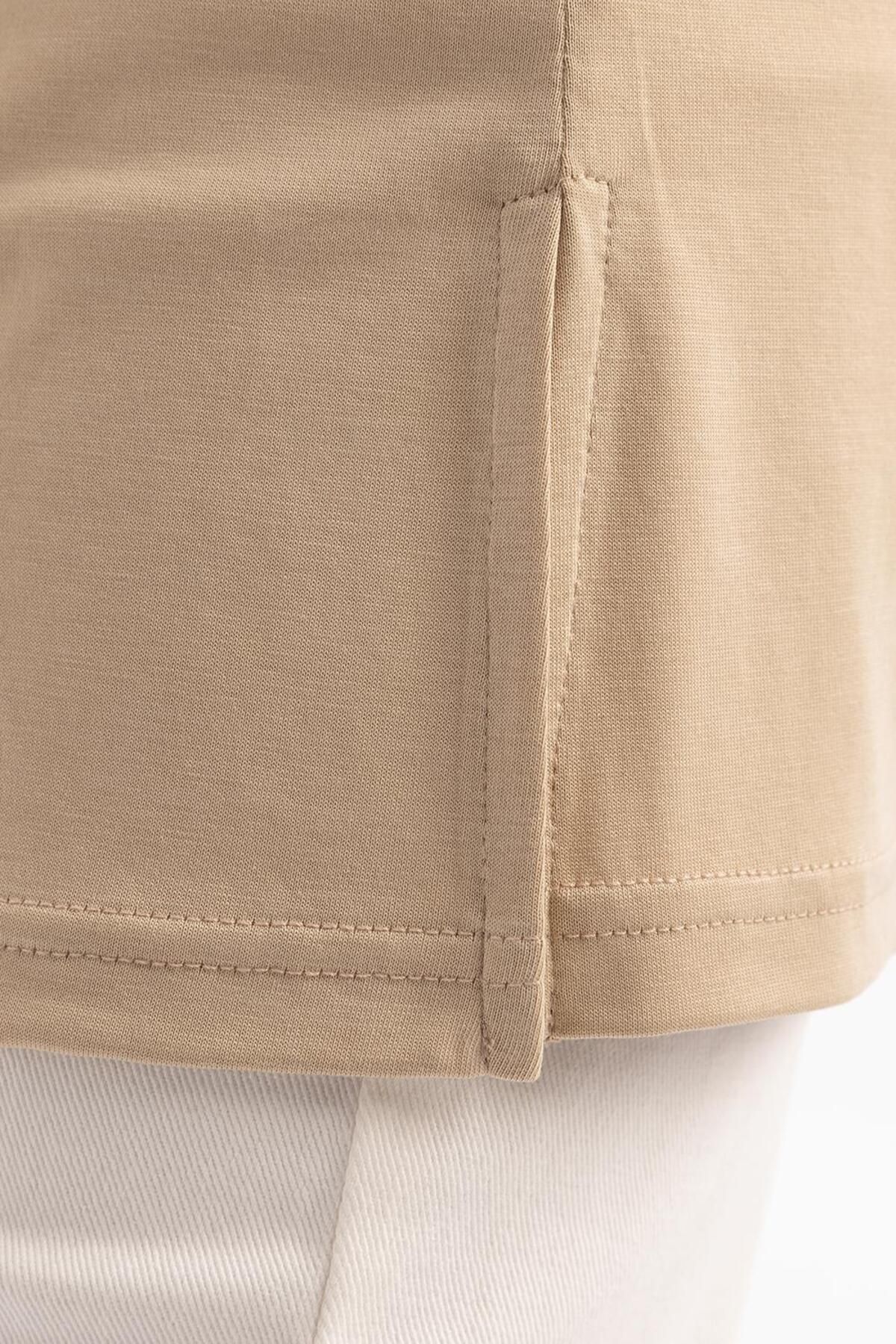ALLDAY-Beige-Basic Zero Sleeve Undershirt Tunic 5