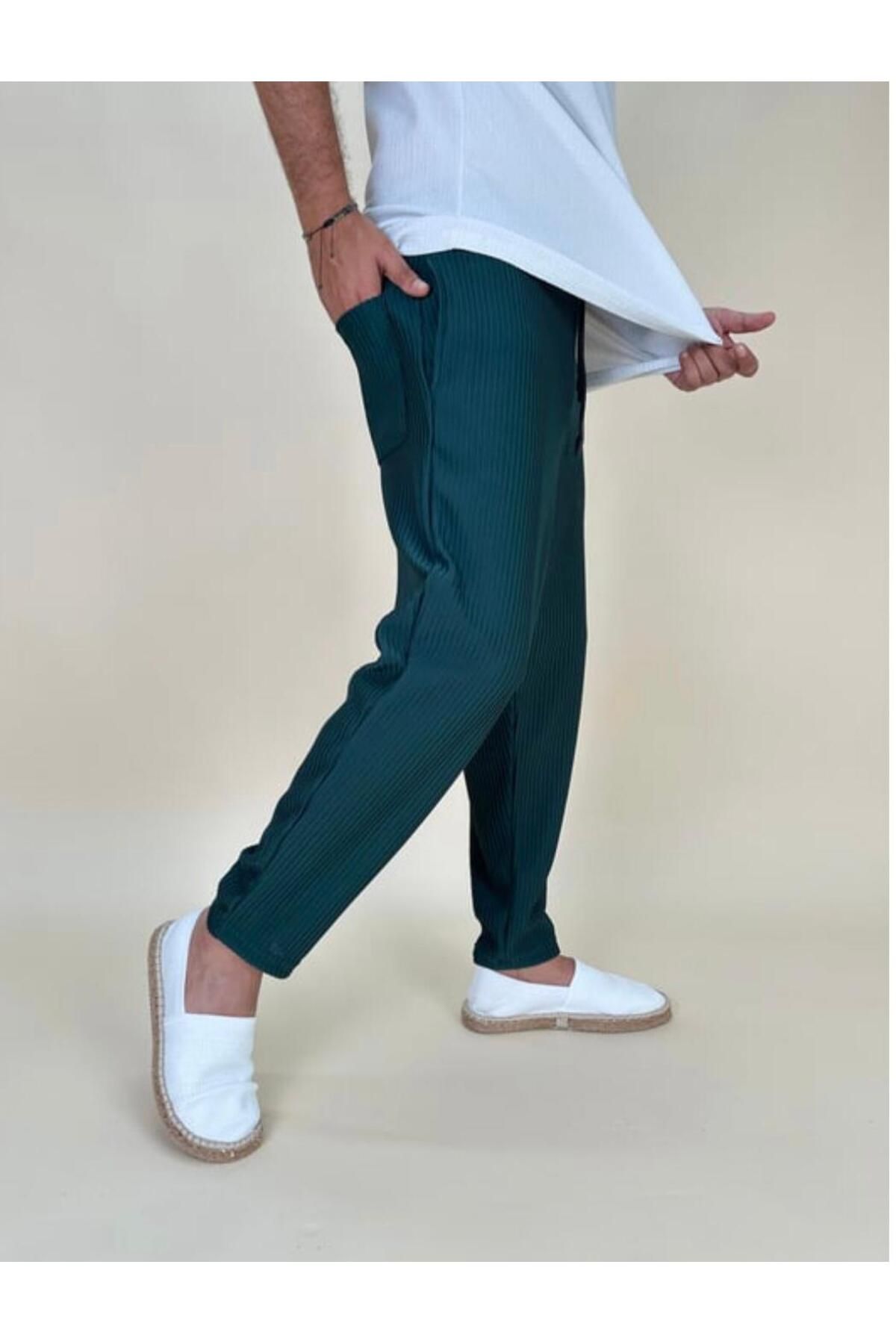 SUPERBLUE-Crocodile Men's Jogger Baguette Pants 2