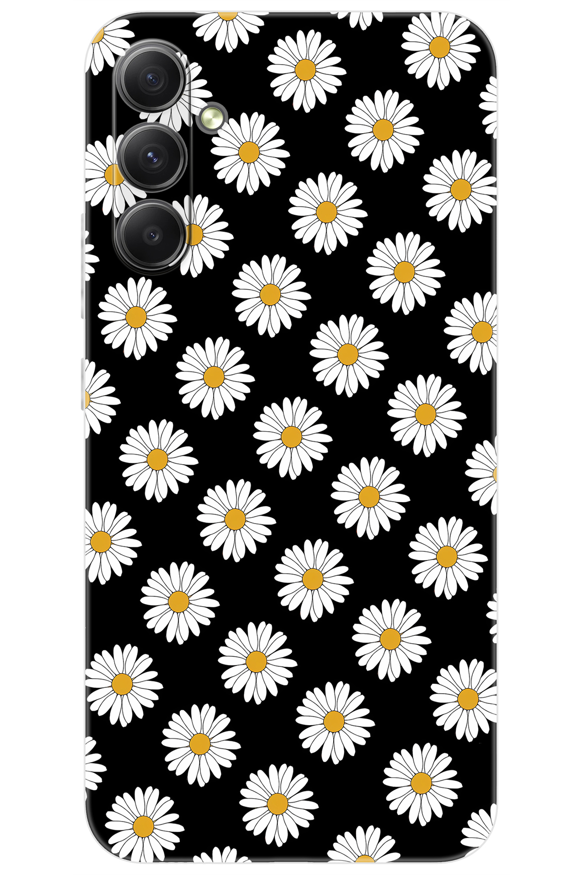 Samsung Galaxy A34 (SM-A346E) Compatible Case Pattern Printed Silicone Daisy Series NGO:634 CP-dQcPMun
